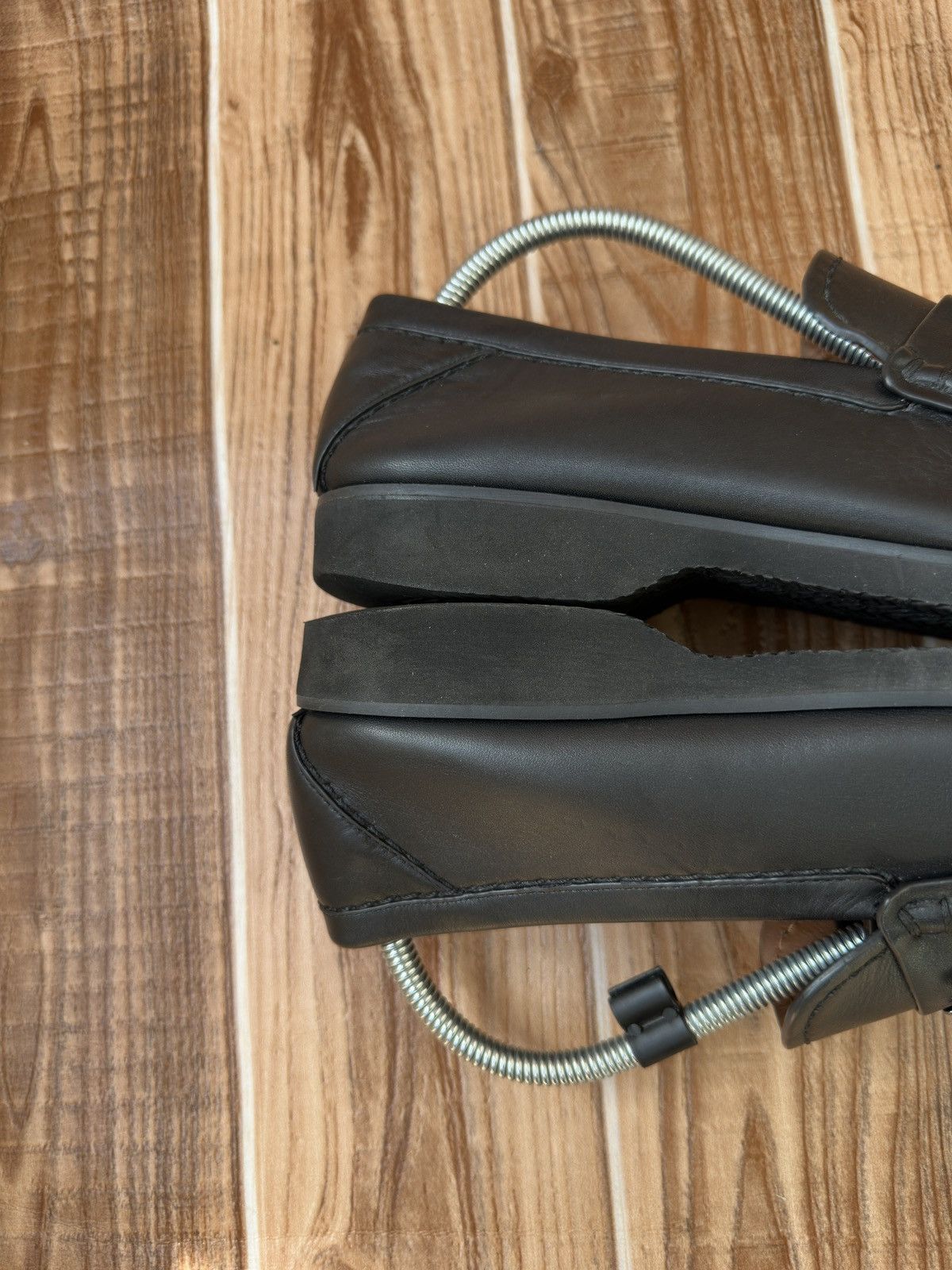 Ermenegildo Zegna × Z Zegna Ermenegildo Zegna Black Leather Penny Loafers Size US 10 / EU 43 - 13 Thumbnail