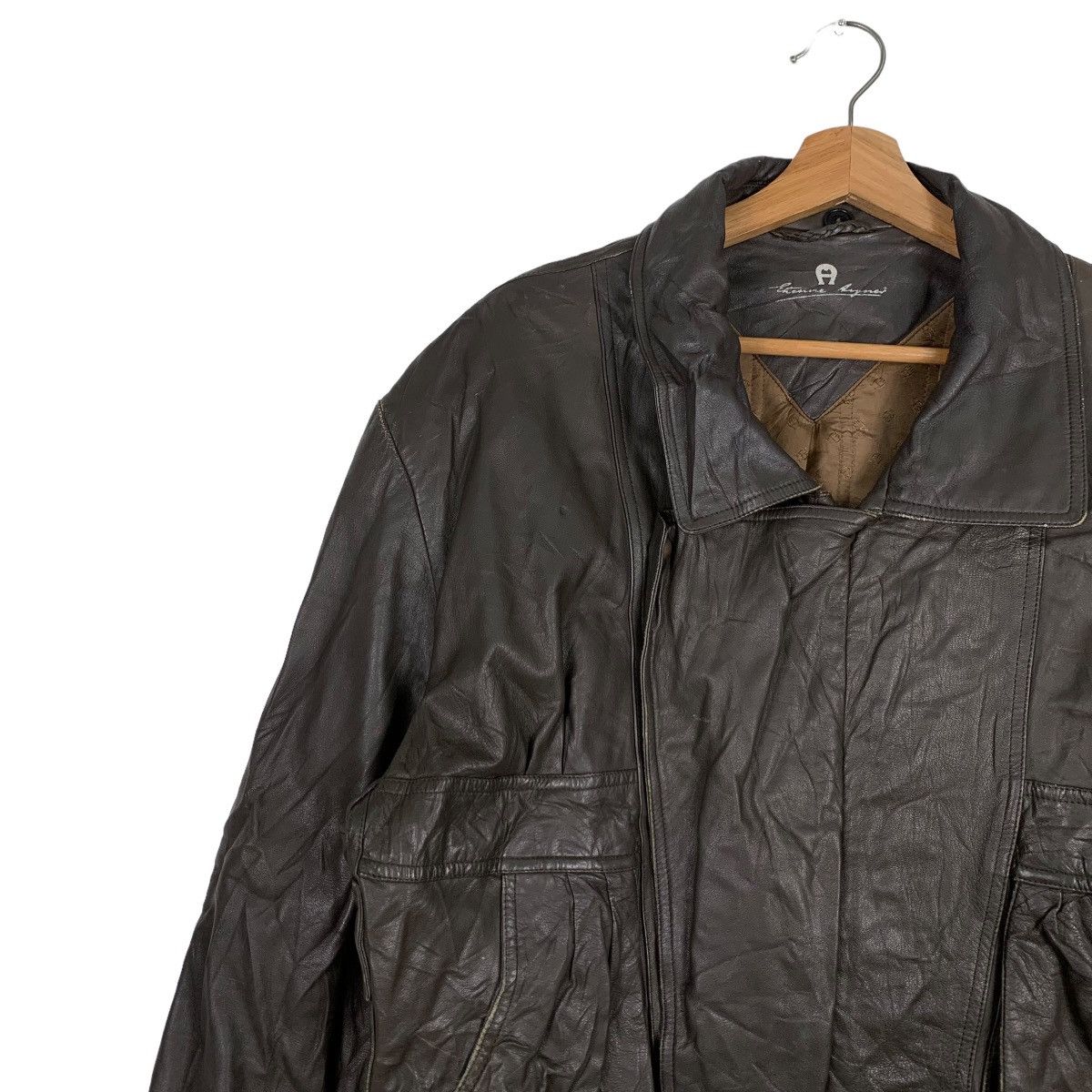 Etienne Aigner Eteinner Aigner Leather Jacket #0141-C8 Size US M / EU 48-50 / 2 - 7 Thumbnail