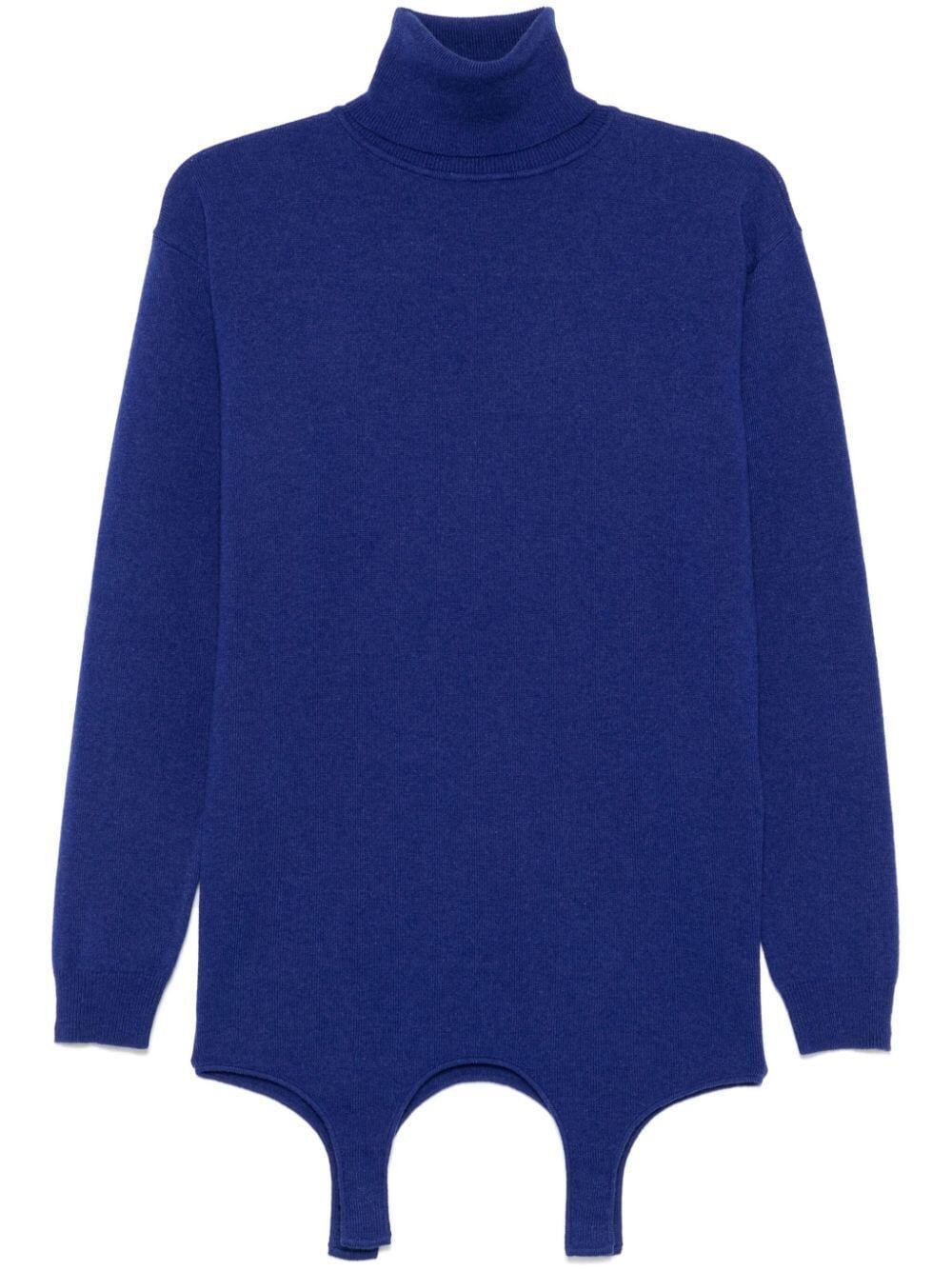 Saint Laurent Paris TURTLENECK GARTER SWEATER Size M / US 6-8 / IT 42-44 - 1 Thumbnail