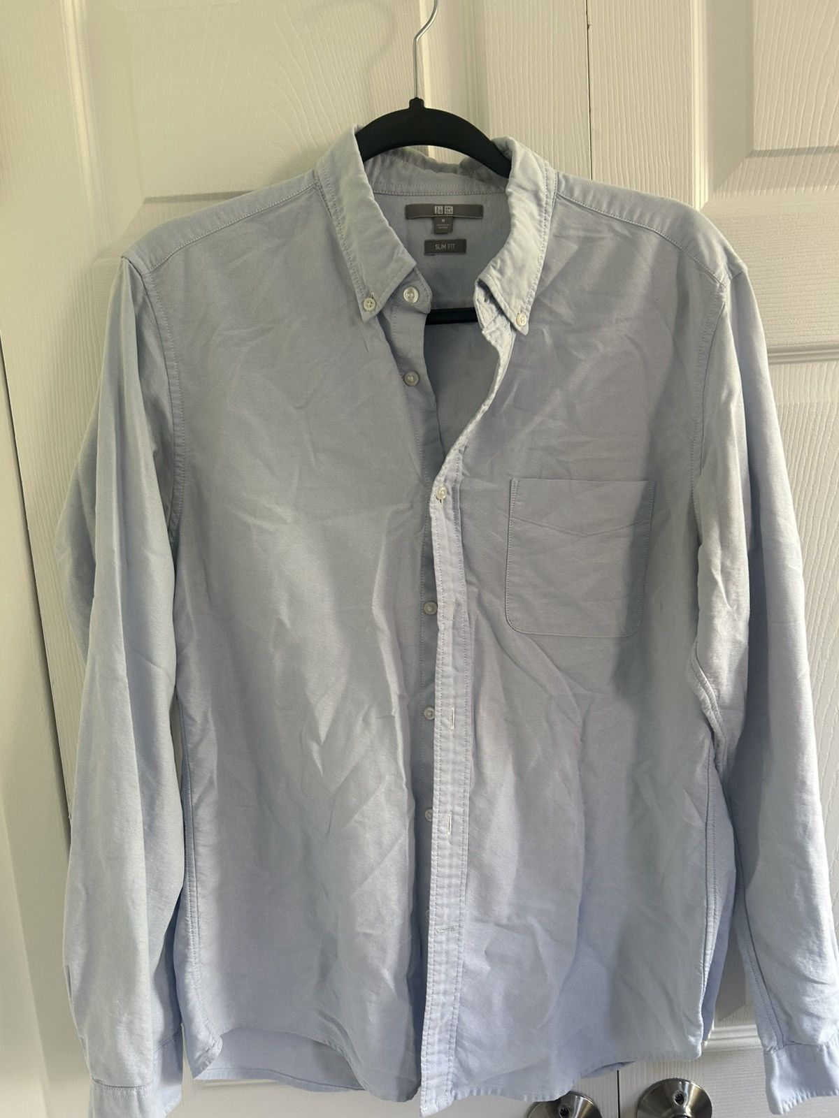 Uniqlo Light blue Uniqlo Oxford shirt Size US M / EU 48-50 / 2 - 1 Thumbnail