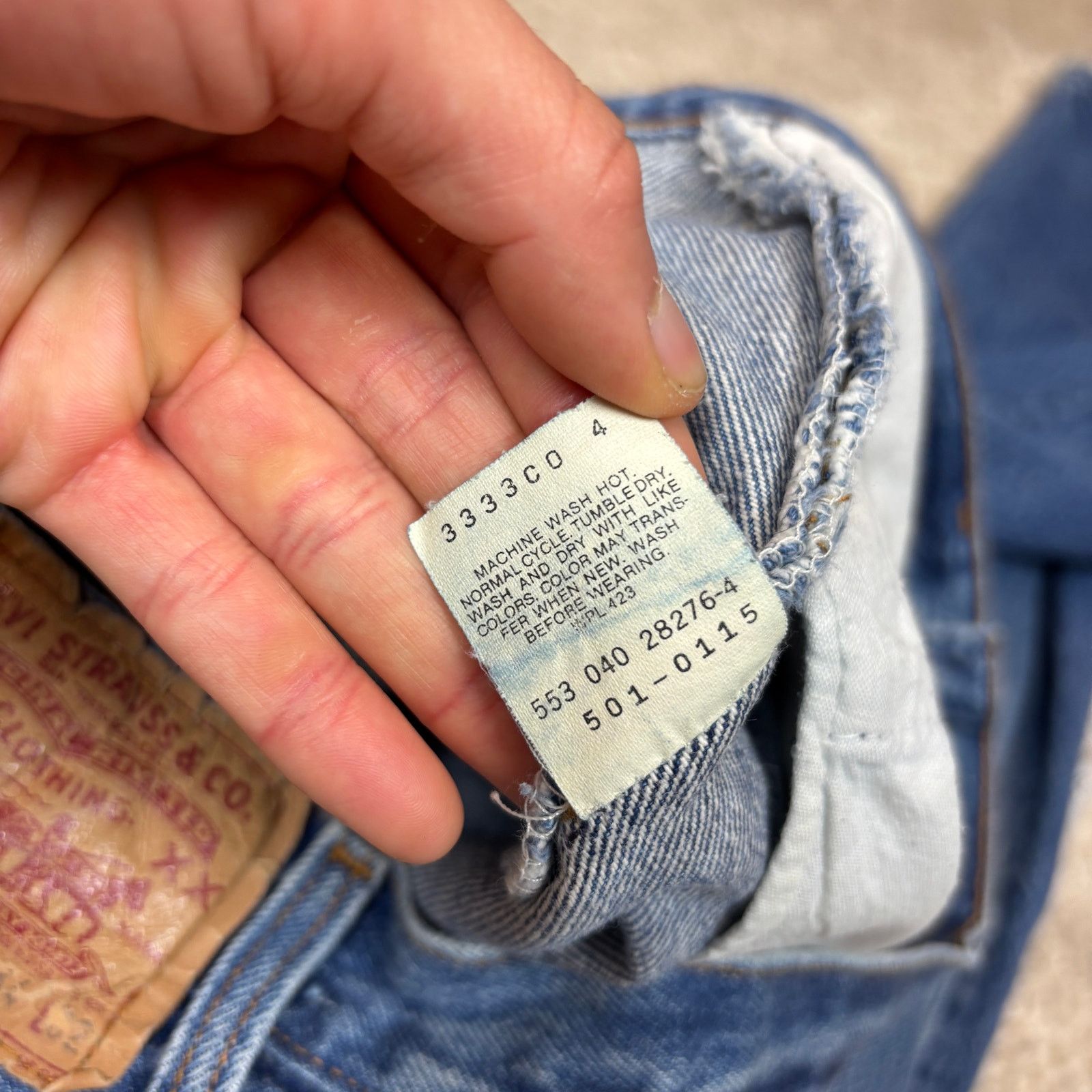 Levi's × Vintage Vintage 80s Levi's 501 Made in USA Jeans 34x32 (32x31) Size US 34 / EU 50 - 11 Thumbnail