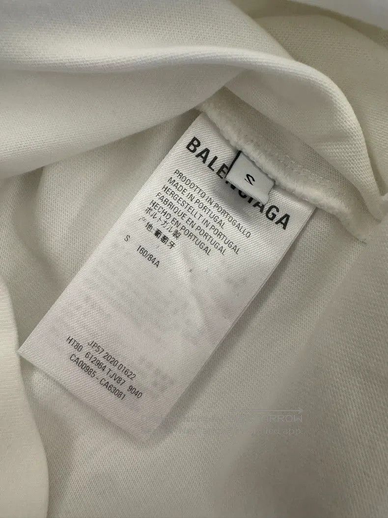 Balenciaga Balenciaga White classic T-shirt, size S Size US S / EU 44-46 / 1 - 5 Thumbnail