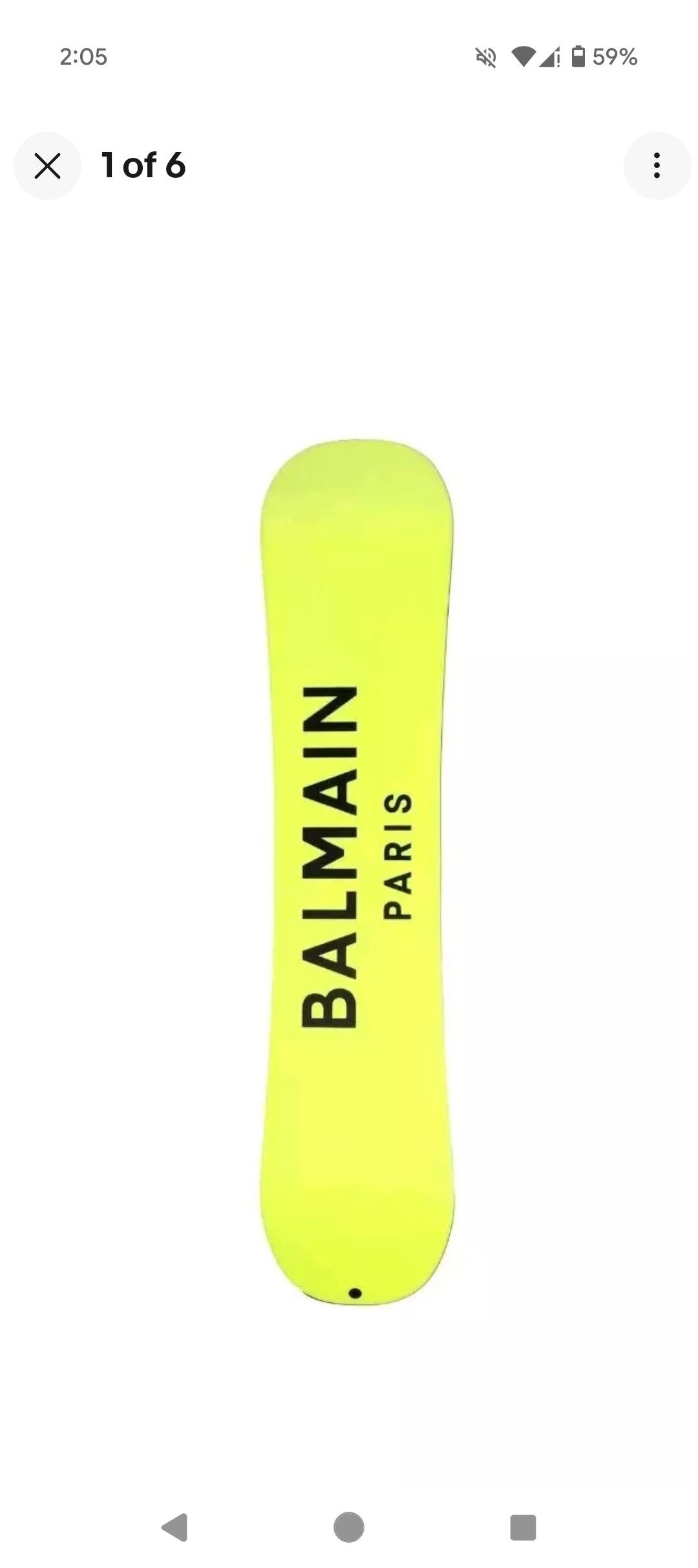 Balmain Balmain x Rossignol Snowboard $5995 RRP Size ONE SIZE - 3 Thumbnail