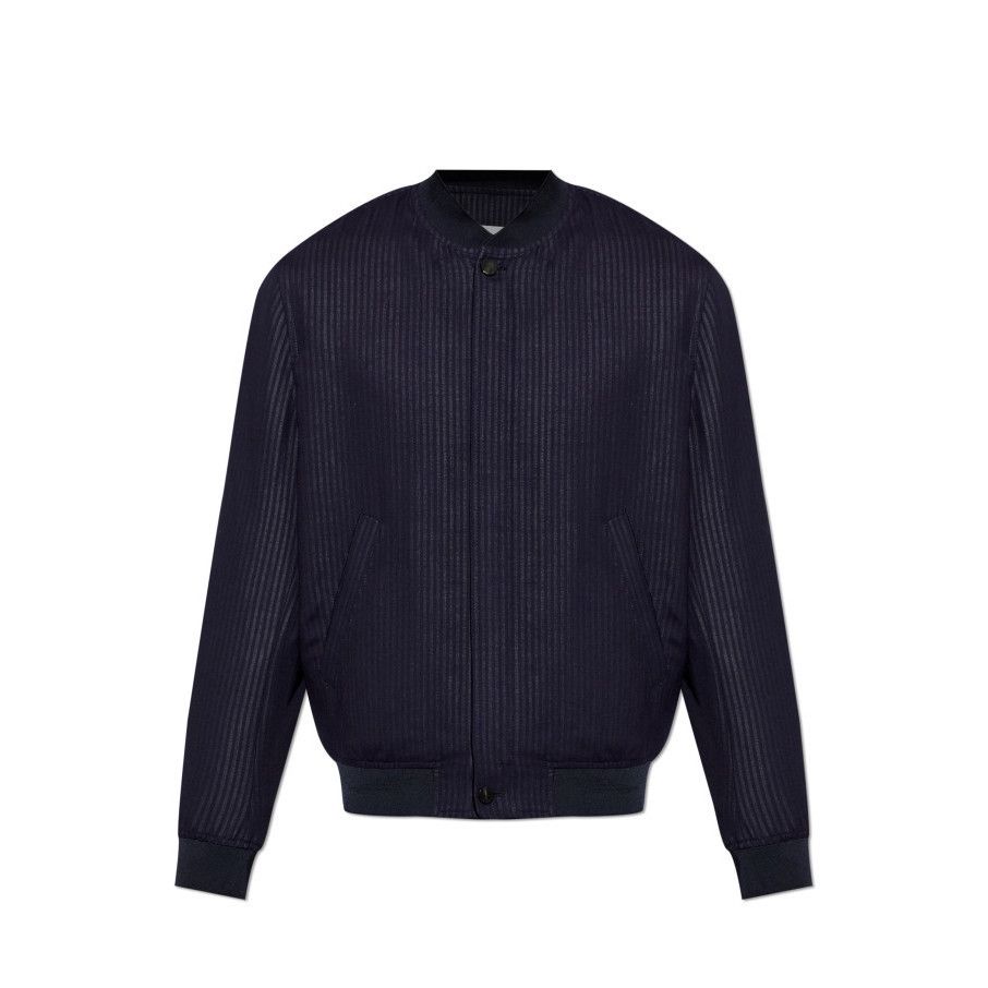Givenchy GIVENCHY Navy Blue Bomber Jacket New & Authentic (Men's size Size US XL / EU 56 / 4 - 1 Preview