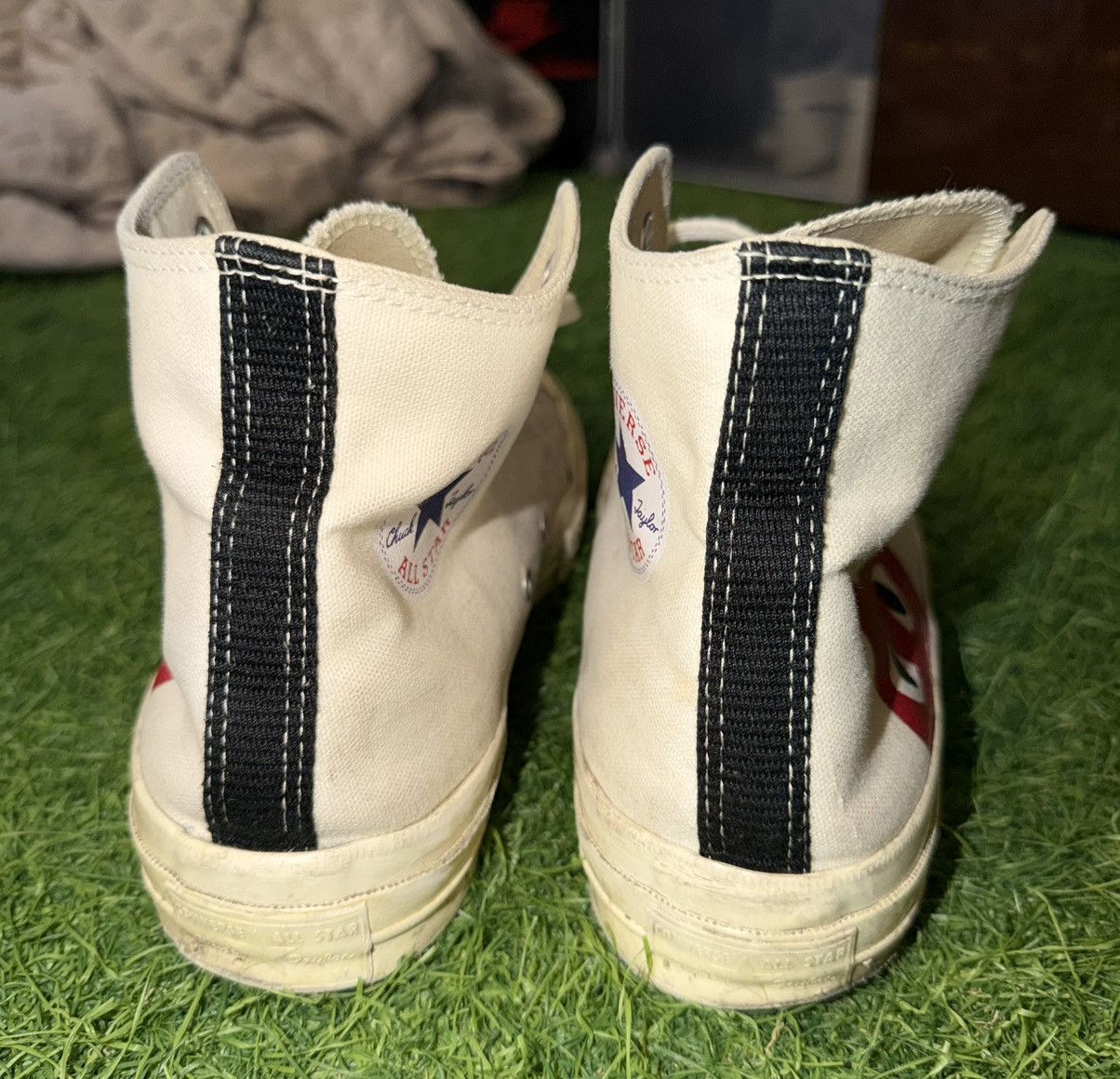 Comme des Garcons PLAY × Converse Comme des Garçons PLAY x Converse High Sneakers Size US 10 / EU 43 - 8 Thumbnail