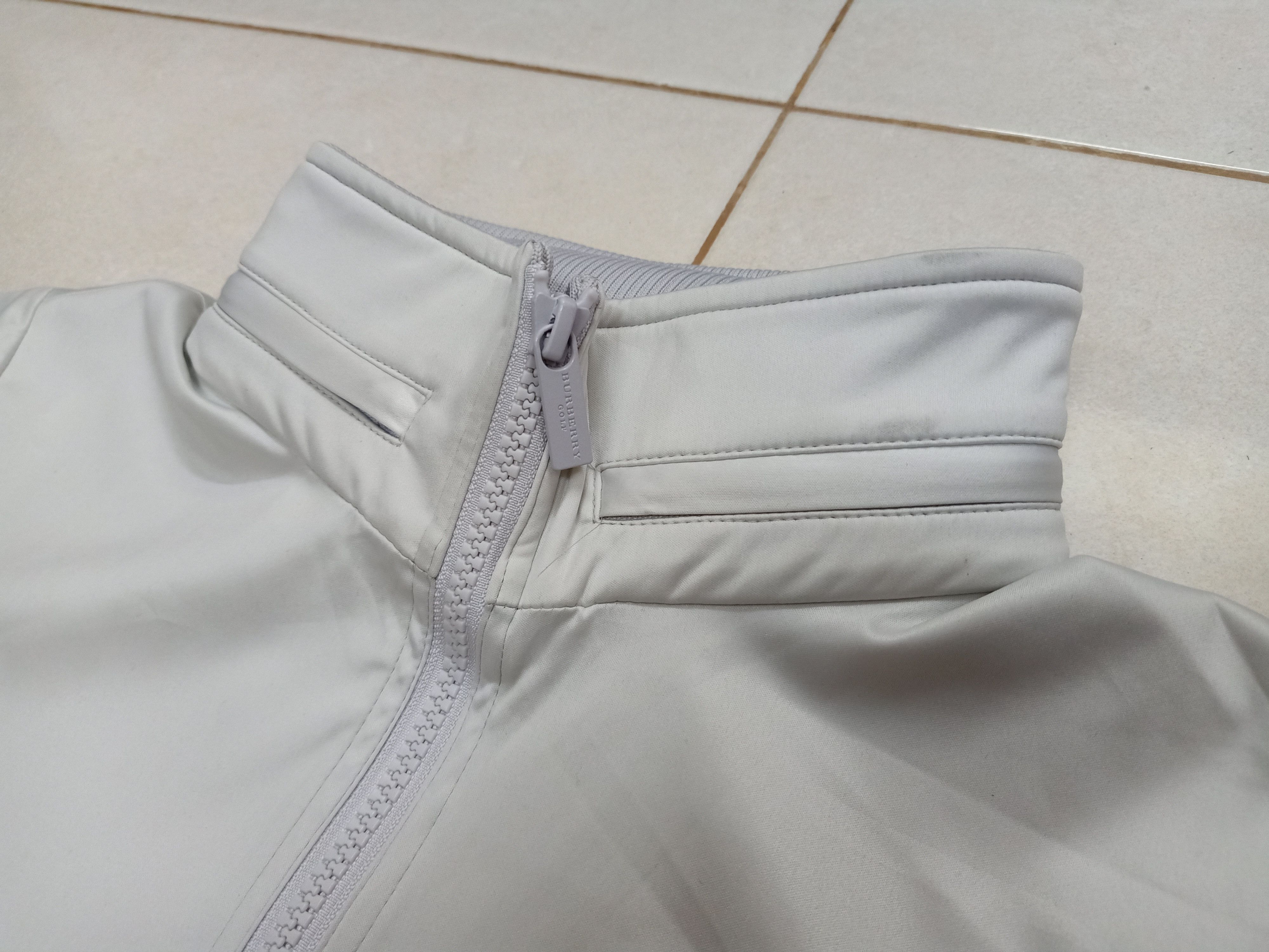 Burberry BURBERRY GOLF White Thin Hoodie Tucked In Golfer Jacket Size M / US 6-8 / IT 42-44 - 9 Thumbnail