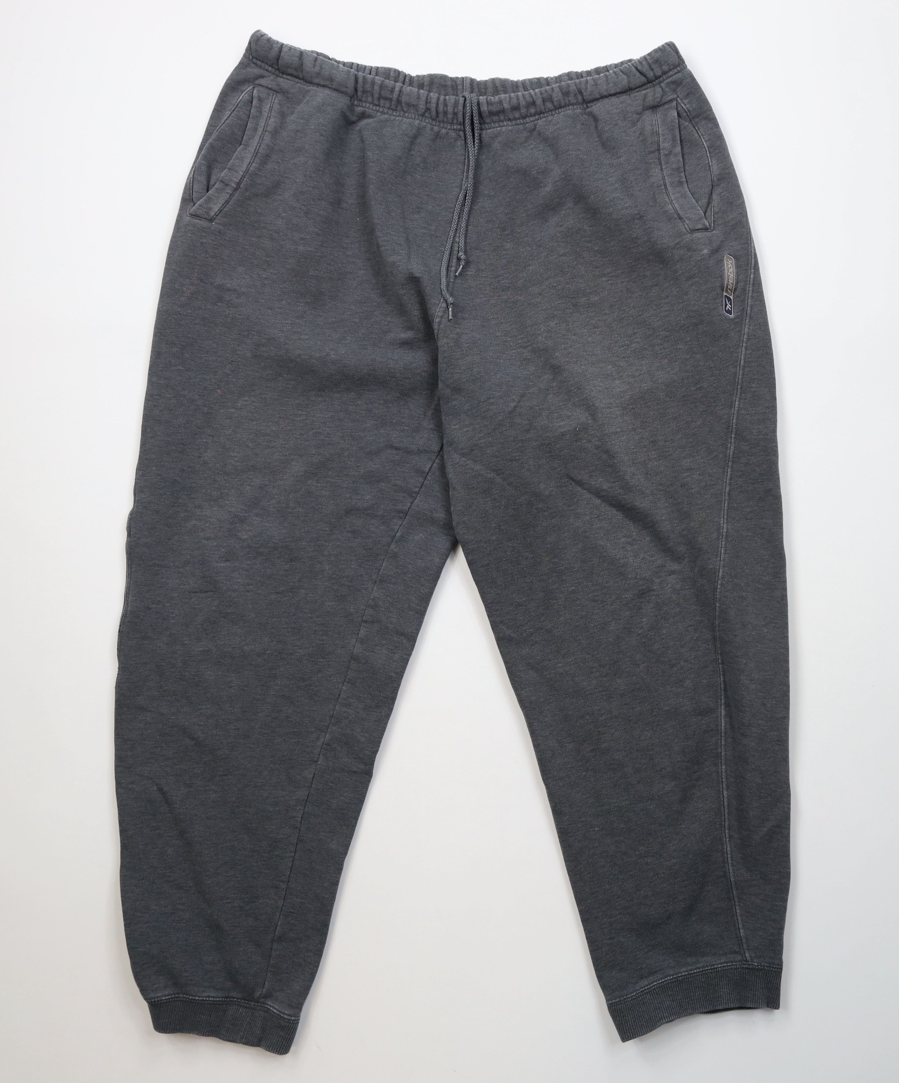 Reebok Vintage 90s Reebok Spell Out Sweatpants Joggers Pants Gray Size US 38 / EU 54 - 1 Thumbnail