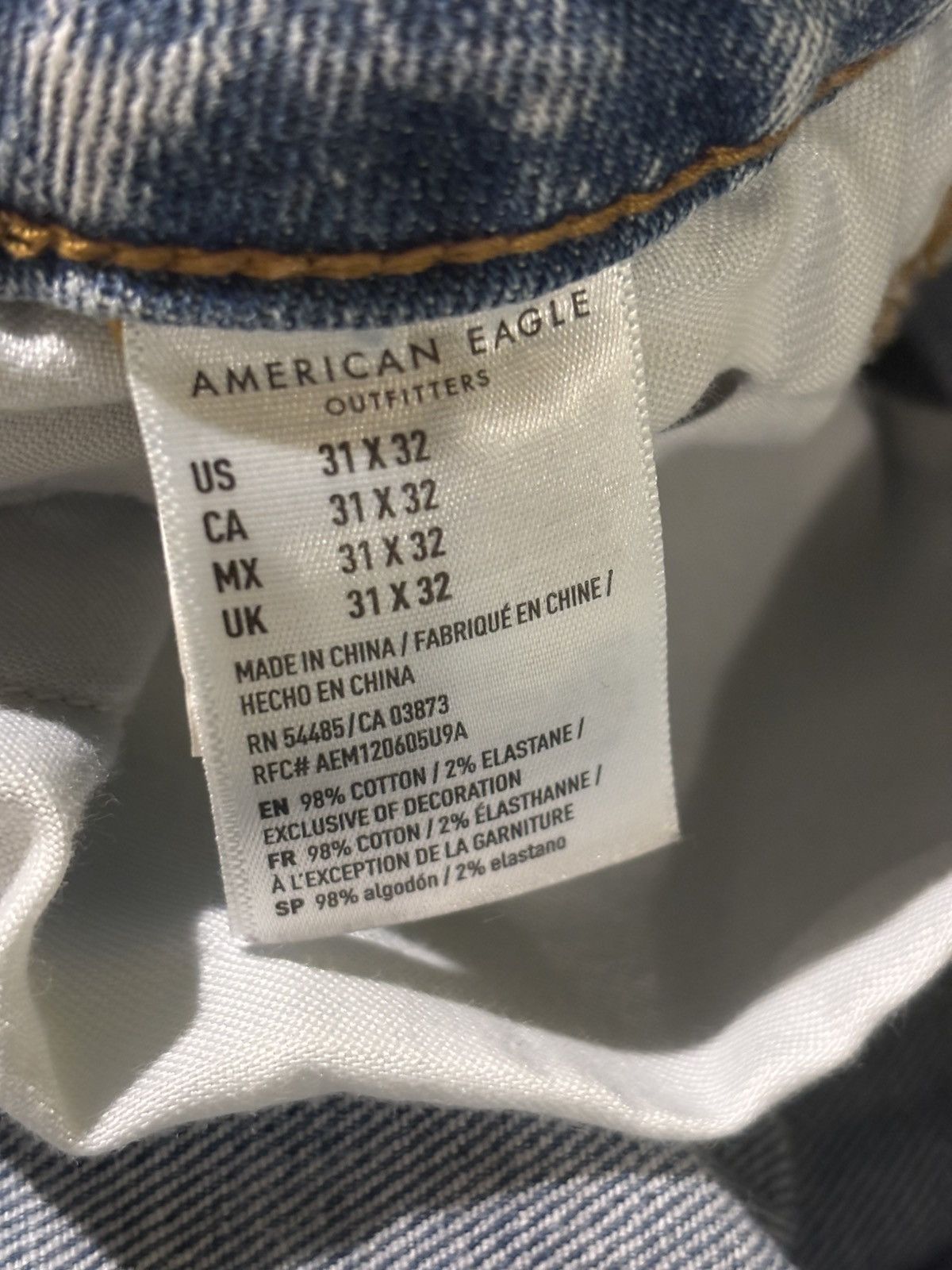 American Eagle Outfitters Men’s distressed jeans.2926 Size US 31 - 7 Thumbnail