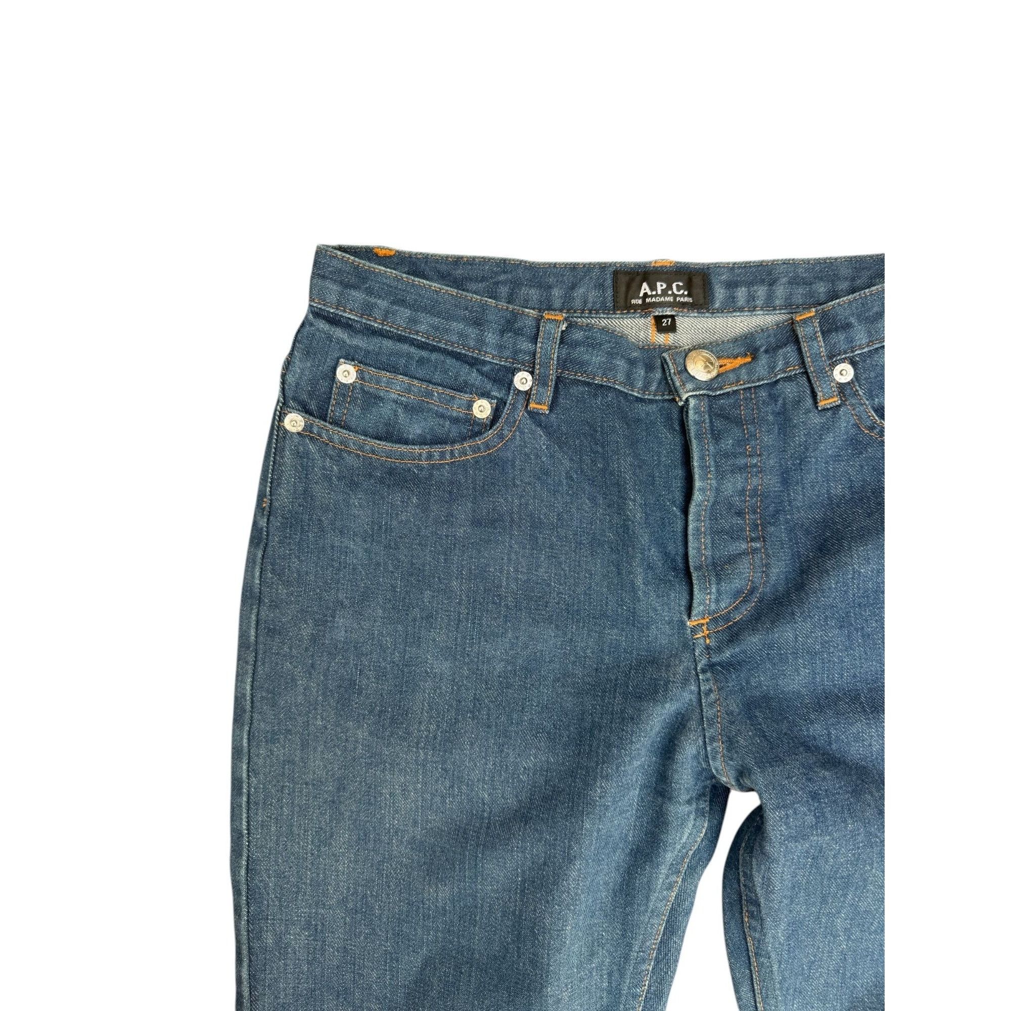 A.P.C. Blue Denim Jeans Size 27" / US 4 / IT 40 - 2 Thumbnail