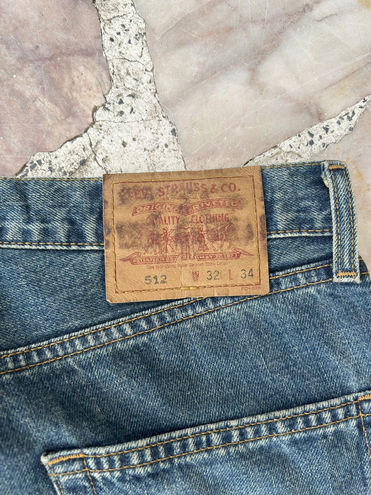 Levi's Levis 512 Denim Jeans Size US 30 / EU 46 - 11 Thumbnail