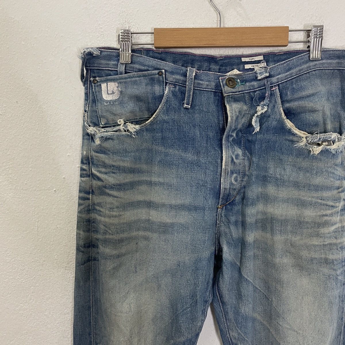 Paul Smith Vintage Paul Smith Distressed Denim Jeans Size US 32 / EU 48 - 3 Thumbnail