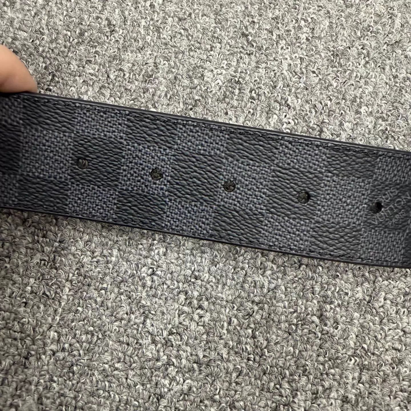 Louis Vuitton LV black monogram belt unused full set 100cm Size ONE SIZE - 5 Thumbnail