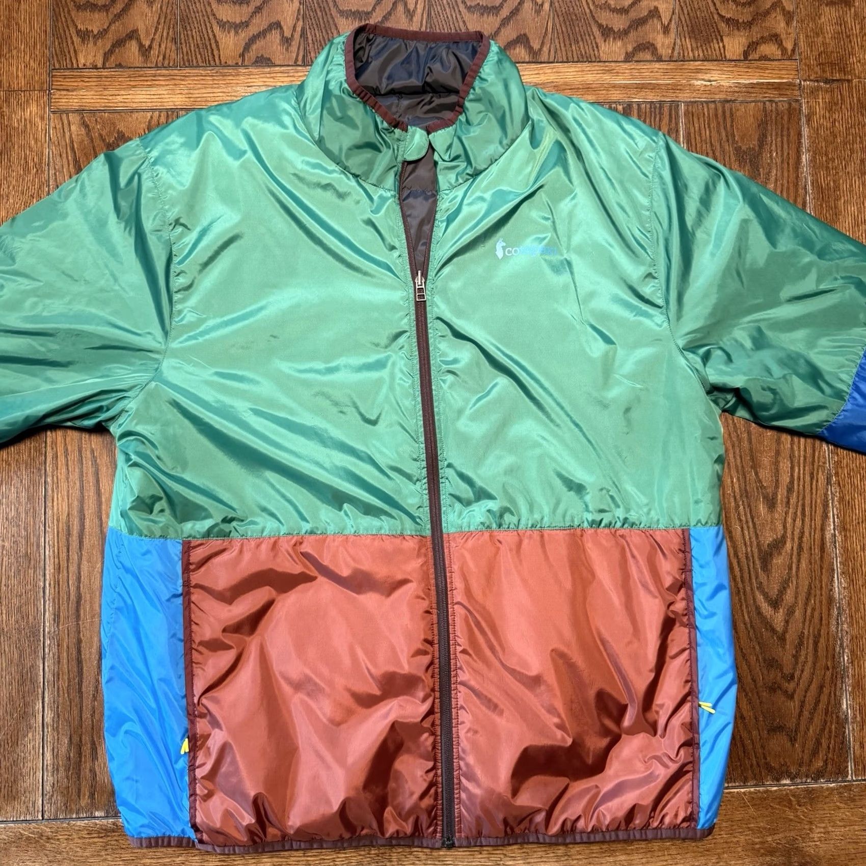 Cotopaxi Cotopaxi Men’s XXL Blue Green Brown Color Block Insulated Full Zip Jacket Size US XXL / EU 58 / 5 - 2 Thumbnail