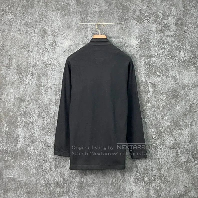 Yohji Yamamoto Yohji Yamamoto Black Button Coat. Size US L / EU 52-54 / 3 - 2 Thumbnail