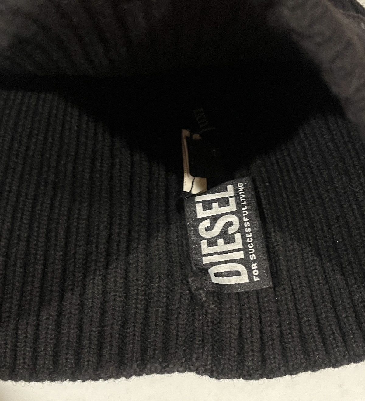 Diesel Diesel Vintage Beanie Hat with Big Logo 90's Streetwear Size ONE SIZE - 3 Thumbnail