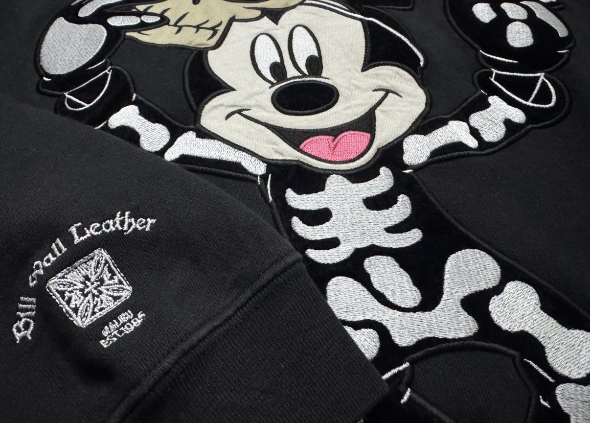 Bill Wall Leather Bill Wall Leather x Disney Embroidery Logo Mickey Skeleton Size US XL / EU 56 / 4 - 7 Thumbnail