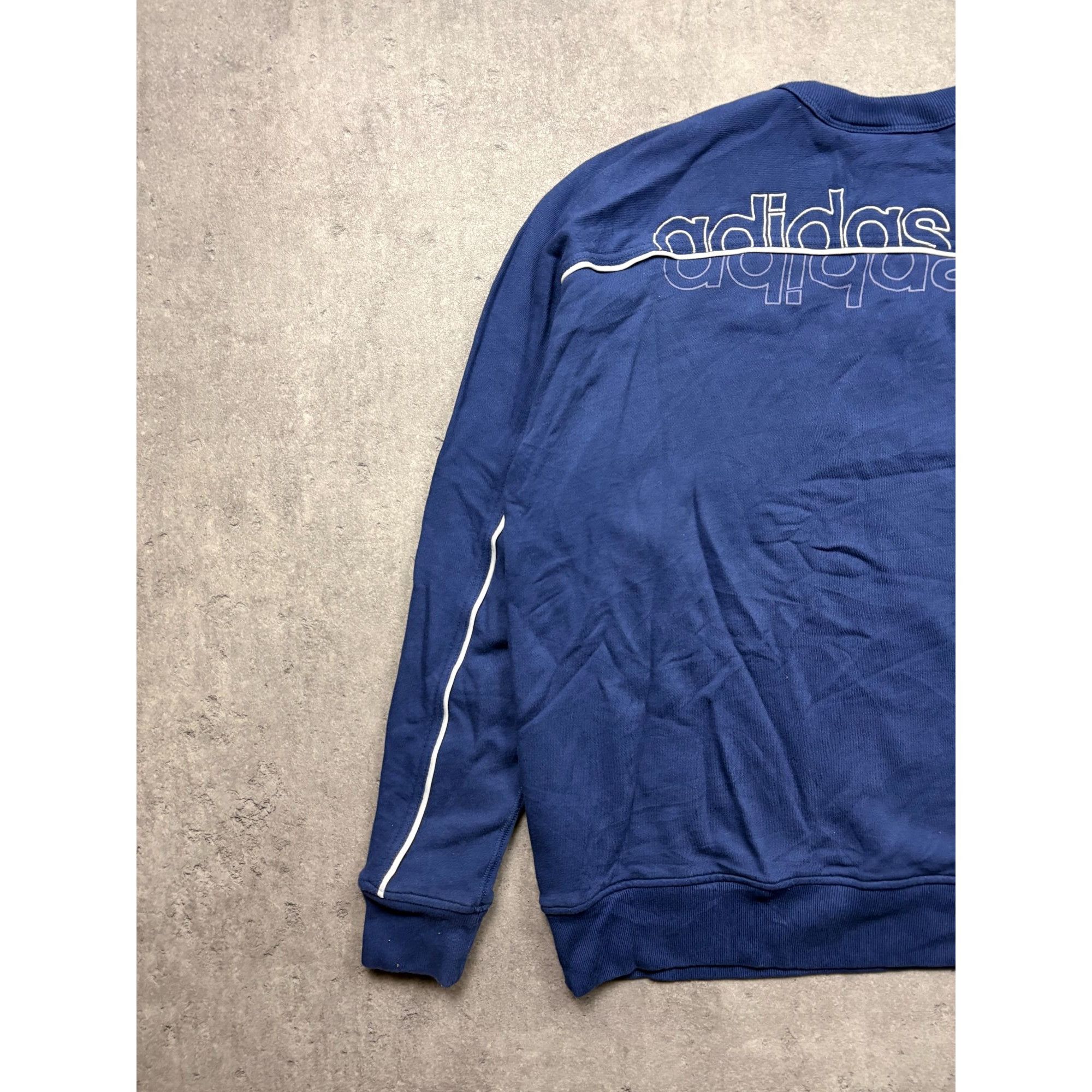 Adidas Vintage Adidas "Heritage" Pullover Hoodie – Navy & Red – Siz Size US M / EU 48-50 / 2 - 9 Thumbnail