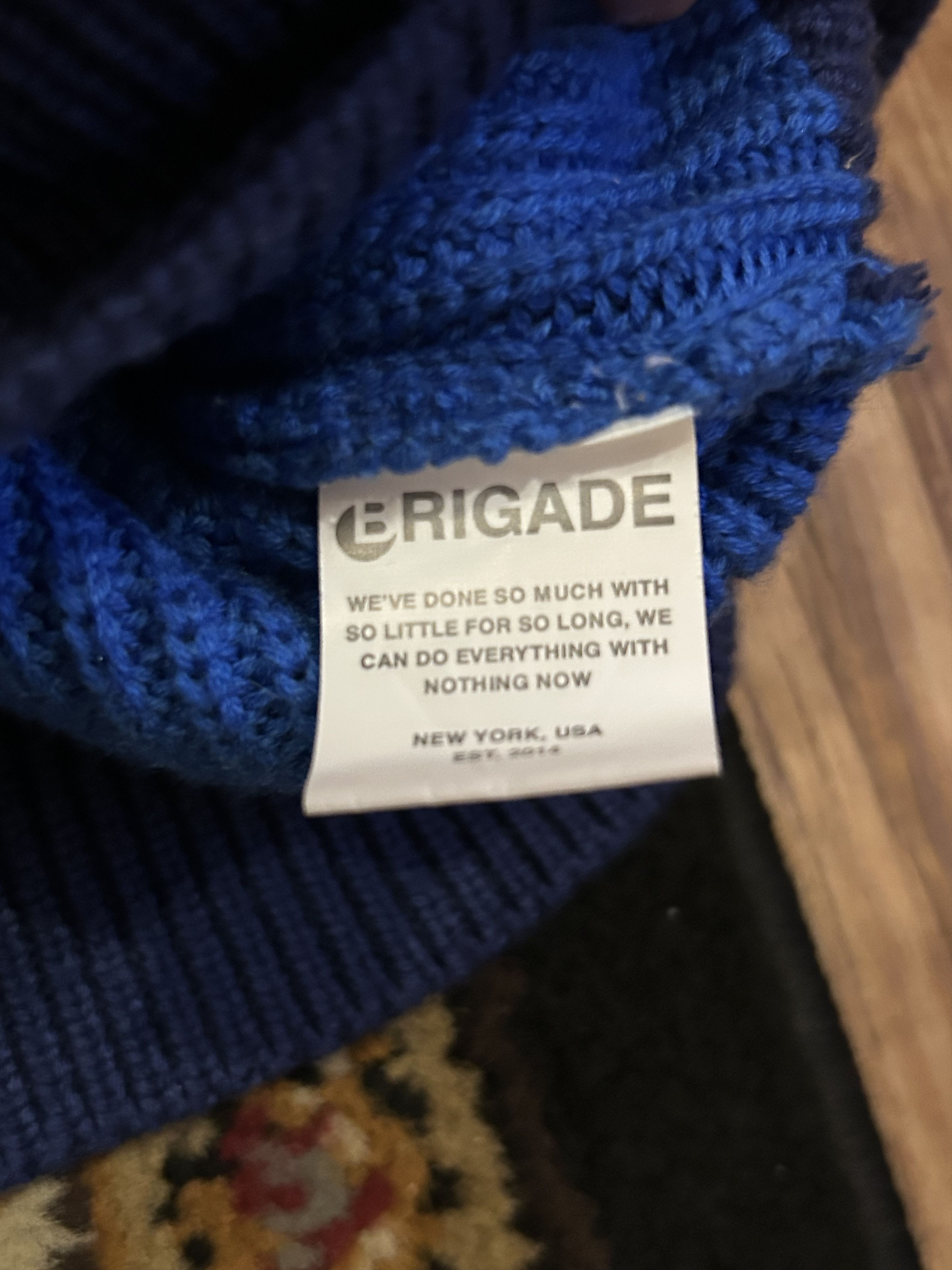 Brigade Brigade NYC Fisherman Sweater Size US S / EU 44-46 / 1 - 4 Thumbnail