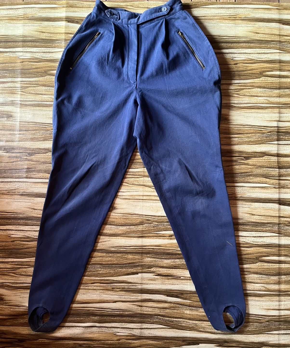 Issey Miyake Archive🔥 Vintage 80s Issey Miyake Gurkha Pants Navy Blue Size US 30 / EU 46 - 3 Thumbnail