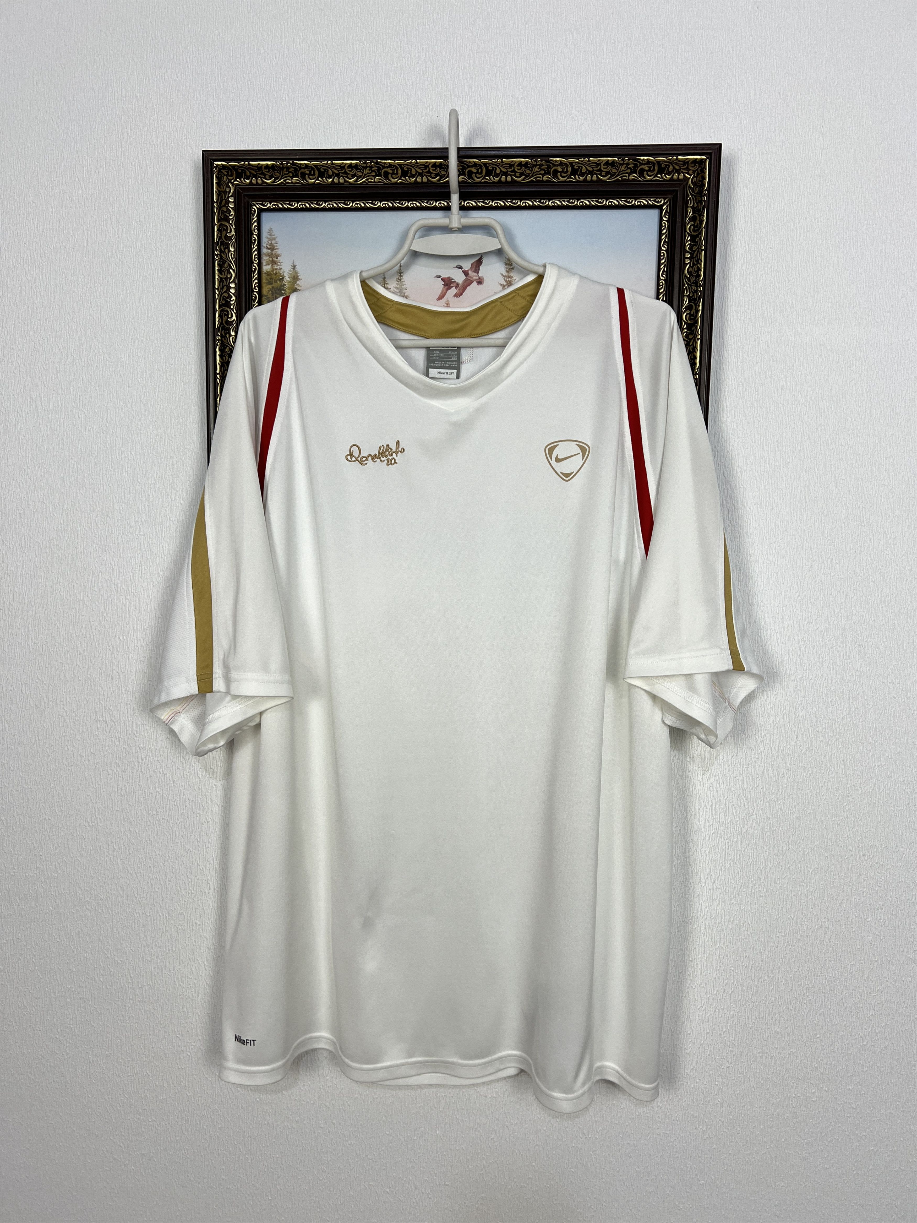 Nike Vintage Nike r10 Ronaldinho Football Train Shirt Soccer Size US XXL / EU 58 / 5 - 1 Thumbnail