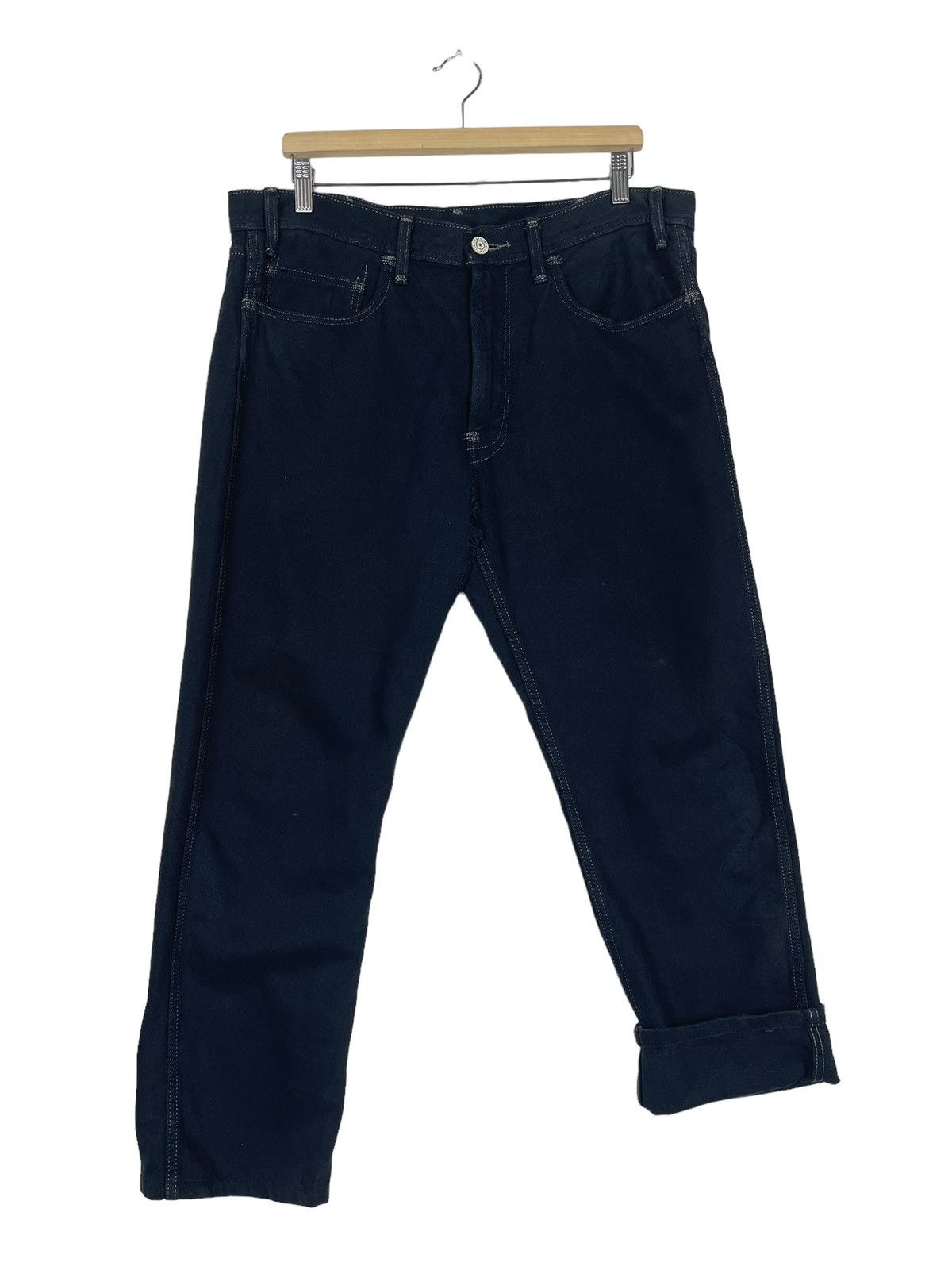 Levi's × Vintage LEVIS RED BLACK DENIM JEANS Size US 38 / EU 54 - 9 Thumbnail