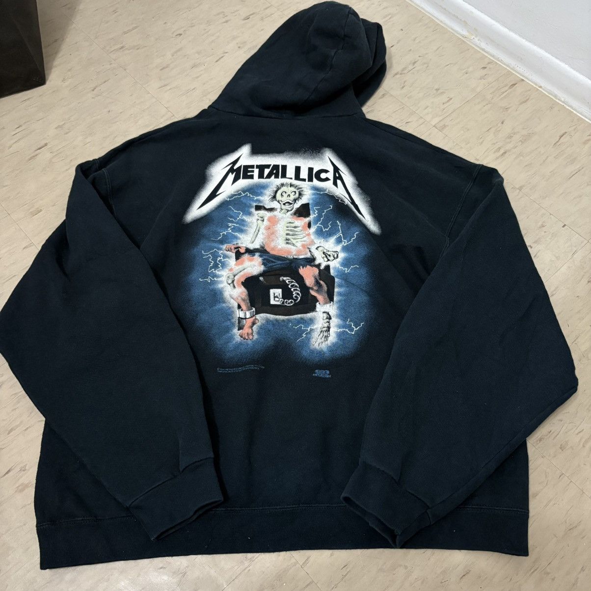 Vintage VINTAGE METALLICA RIDE THE LIGHTNING HOODIE ARTIMONDE TAG Size US XL / EU 56 / 4 - 5 Thumbnail