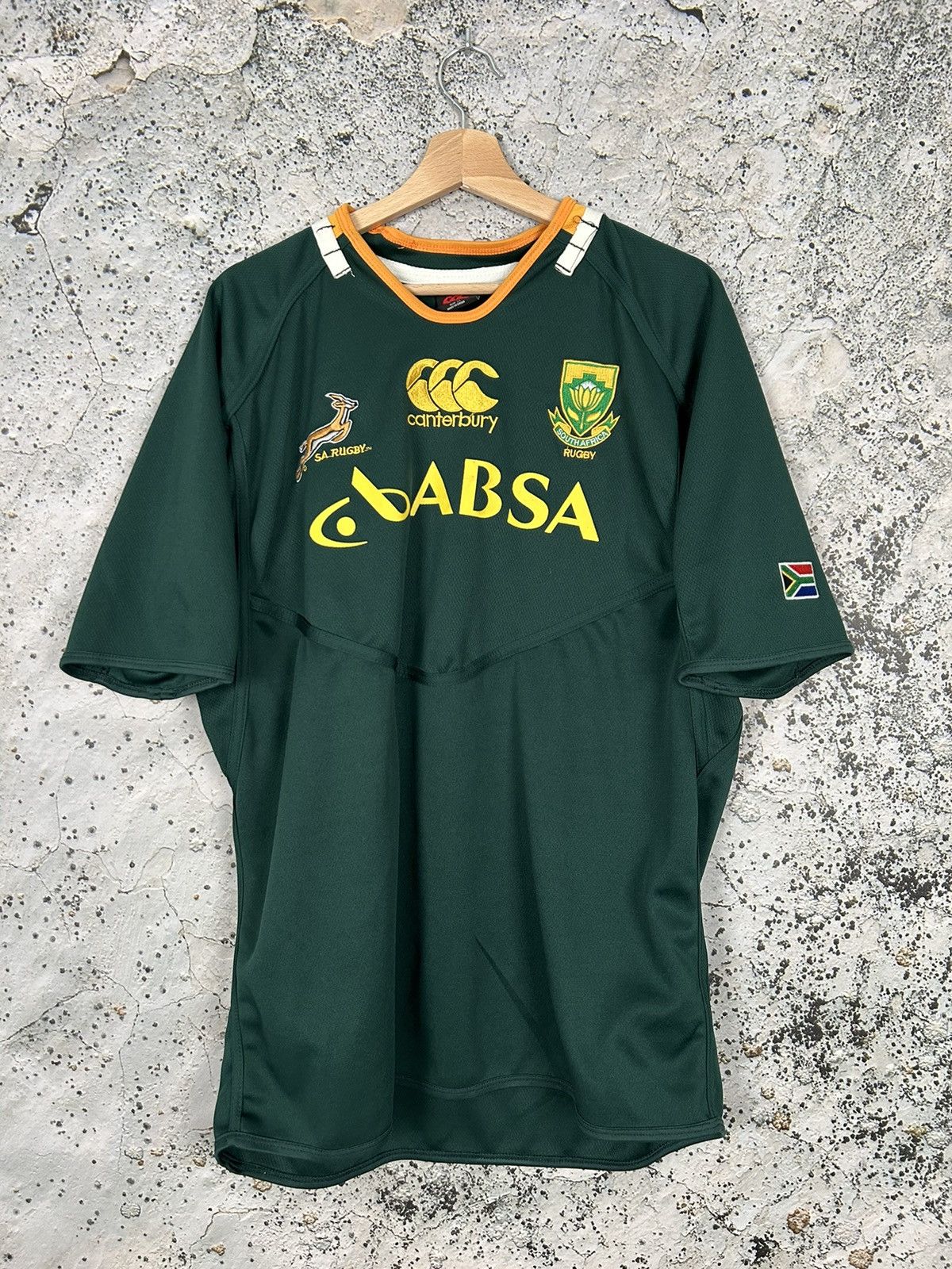 Vintage Vintage RPA South Africa Rugby Jersey Retro 90s Rare Size US XL / EU 56 / 4 - 1 Thumbnail