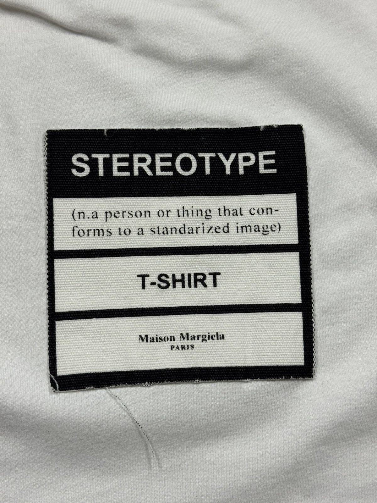 Maison Margiela Maison Margiela Stereotype Patch Tee(White/M) Size US M / EU 48-50 / 2 - 6 Thumbnail