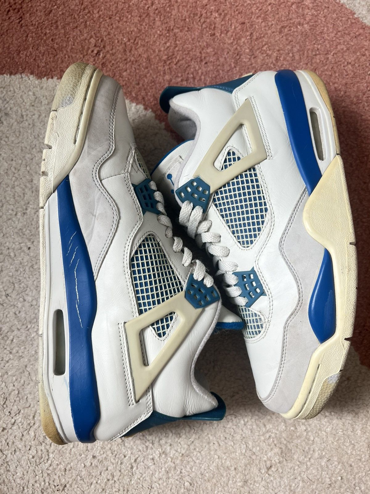 Jordan Brand Jordan 4 Retro Military Blue (2006) Vintage Sneakers Size US 9.5 / EU 42-43 - 3 Thumbnail
