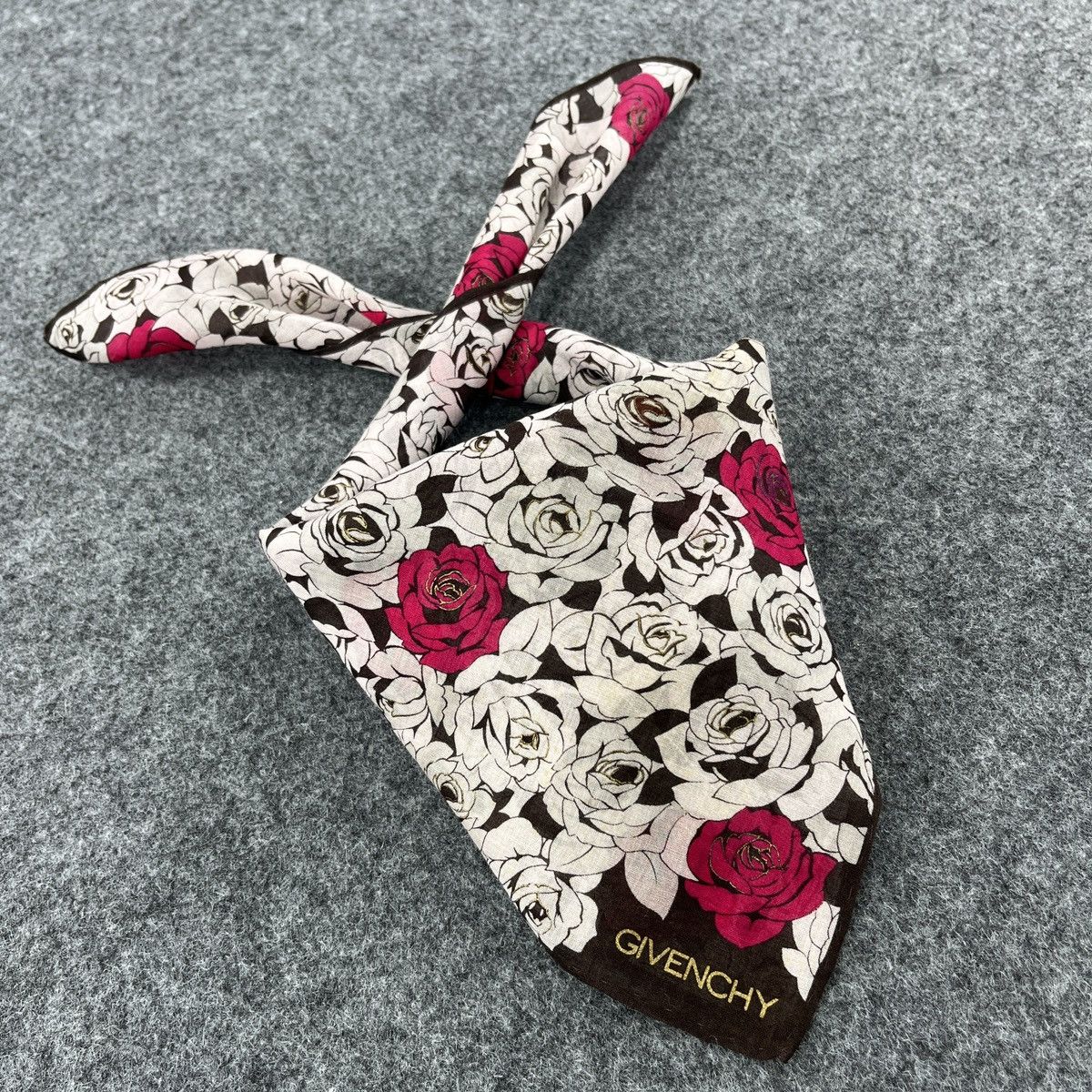 Vintage Givenchy Handkerchief / Bandana / Neckerchief B443 Size ONE SIZE - 8 Thumbnail