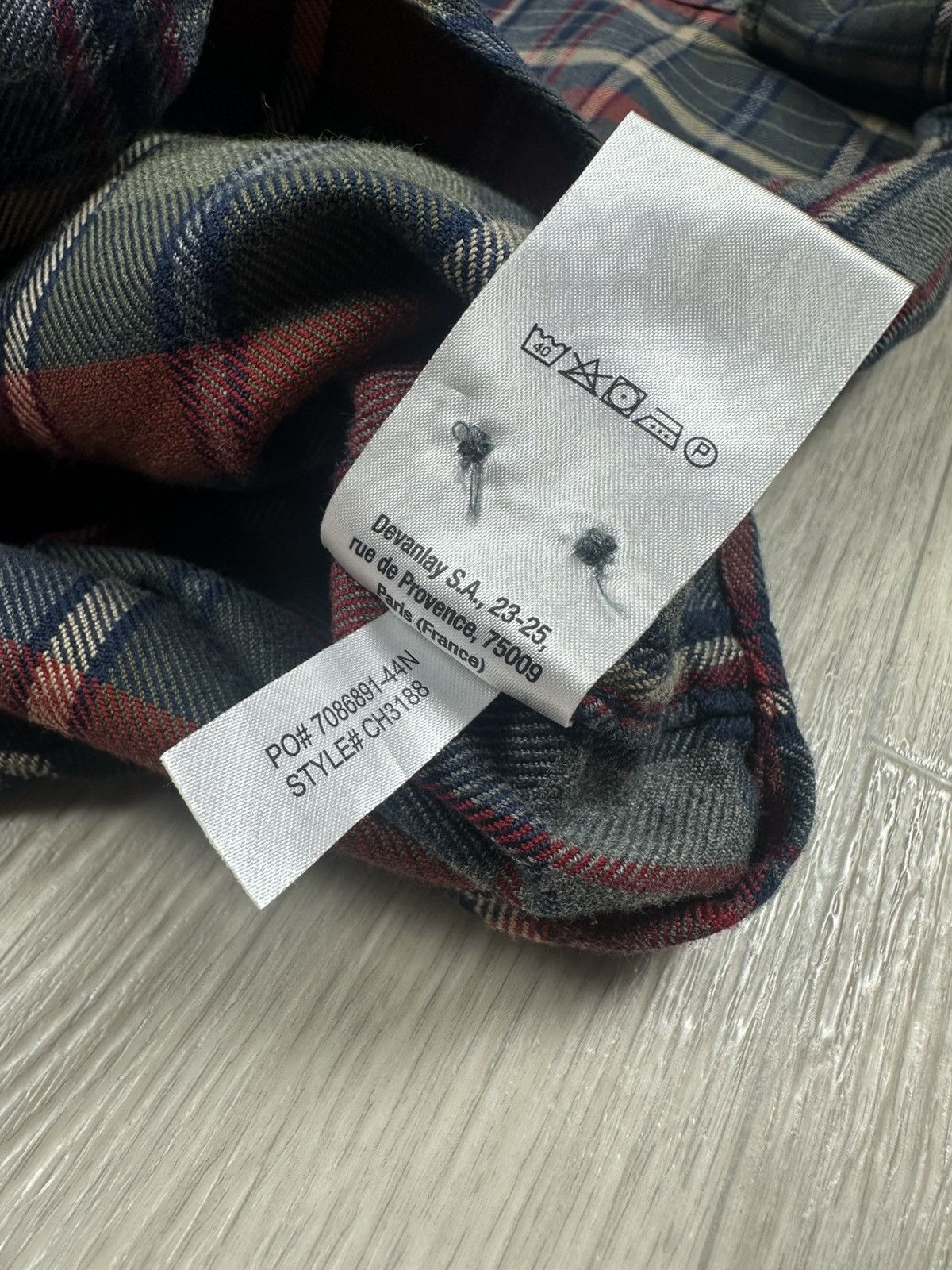 Flannel × Lacoste Vintage Lacoste Flannel Checkered Shirt Button Up Size US L / EU 52-54 / 3 - 8 Thumbnail