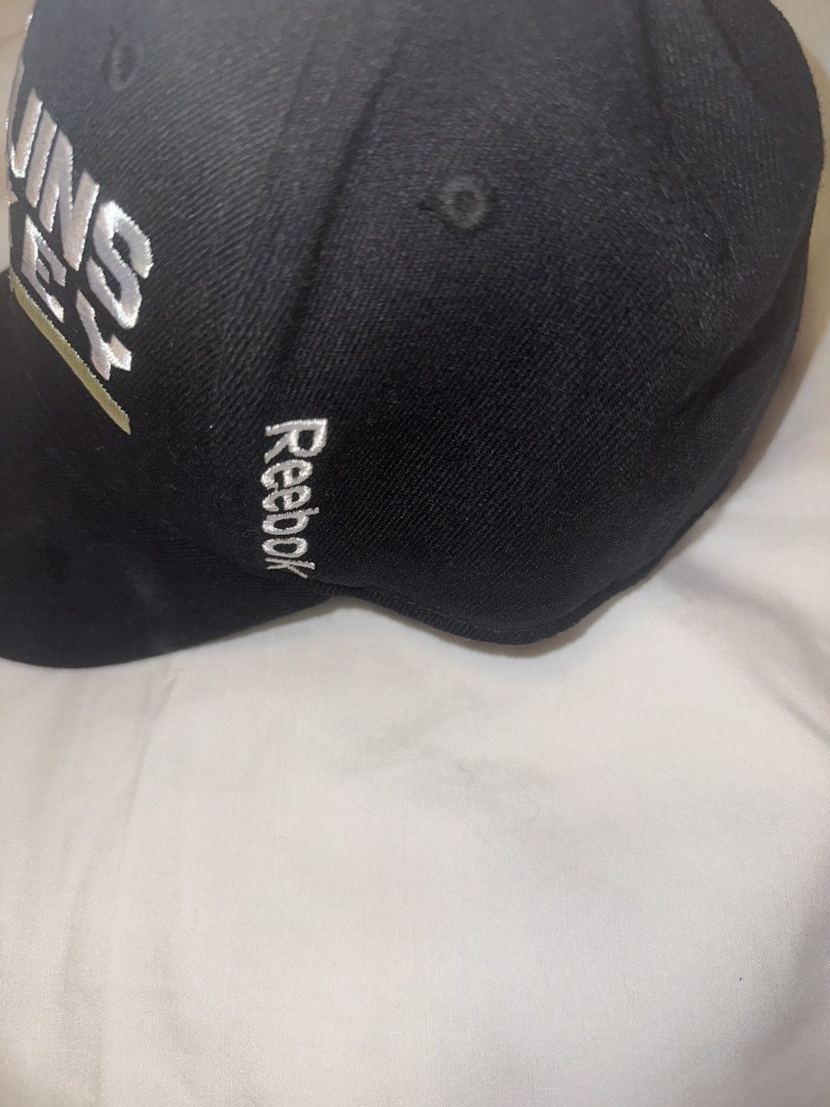 Reebok REEBOK PITTSBURGH PENGUINS OS L/XL Center Ice Black Hat Size ONE SIZE - 2 Thumbnail