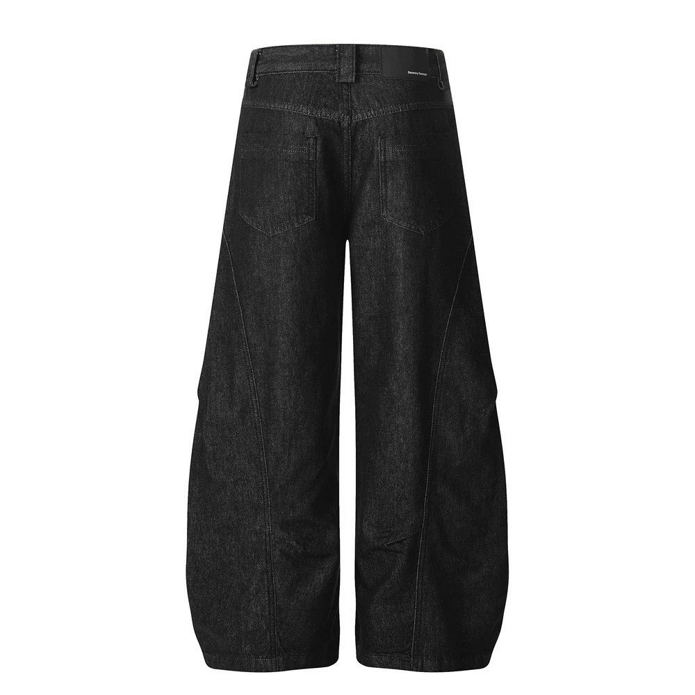 Jean Men's American high street wide-leg versatile scimitar jeans Size US 32 / EU 48 - 2 Thumbnail