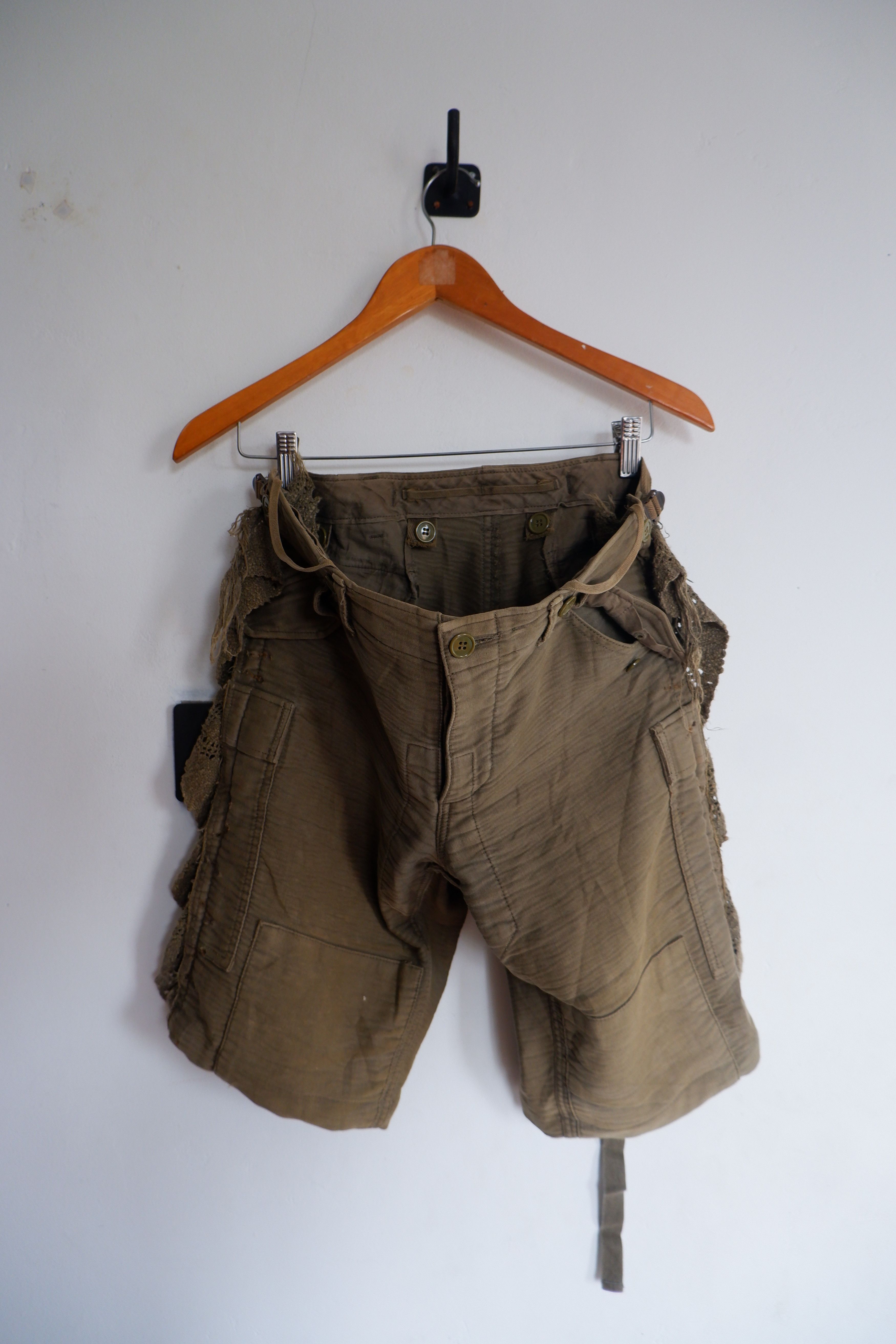 Maison MIHARA YASUHIRO Vintage Miharayasuhiro Reconstructed Cargo Shorts Size US 30 / EU 46 - 4 Thumbnail