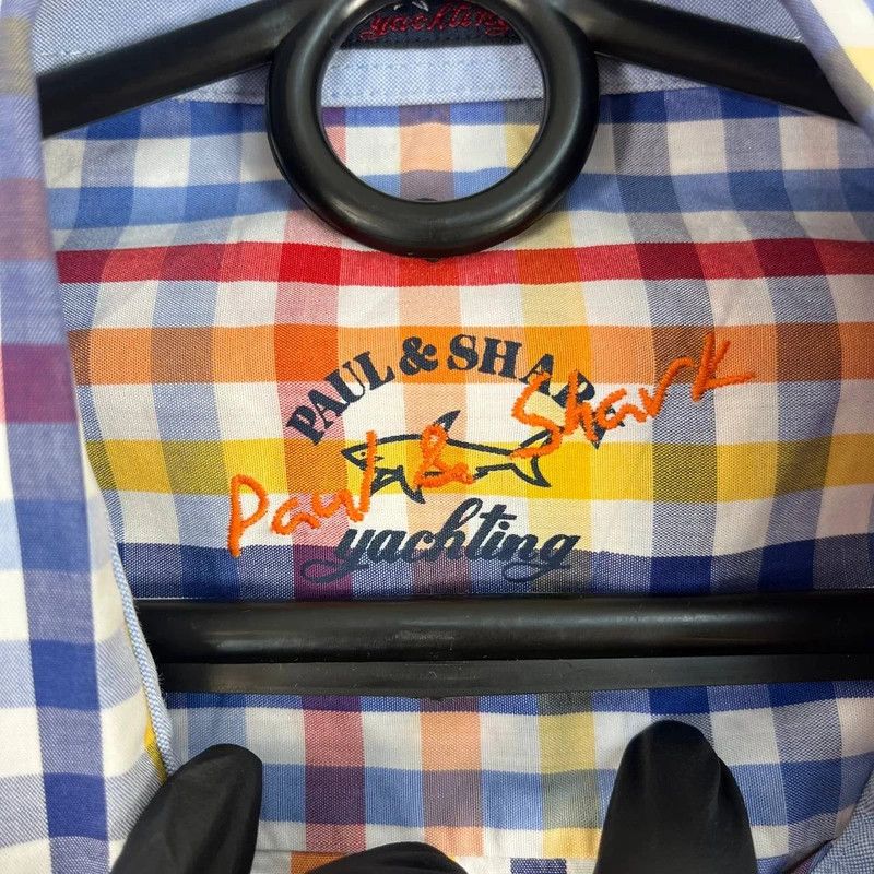 Paul & Shark Paul And Shark Yachting Short Sleeve Shirt Checkered Size L Size US L / EU 52-54 / 3 - 3 Thumbnail