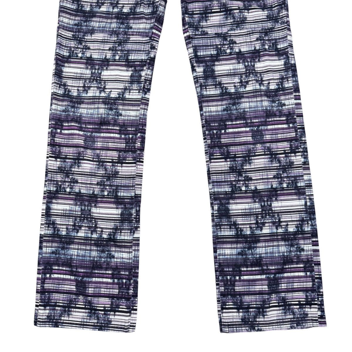 gomme Gomme By Maki Hiroshige Horizontal Striped Trouser Pants Size 30" / US 8 / IT 44 - 6 Thumbnail