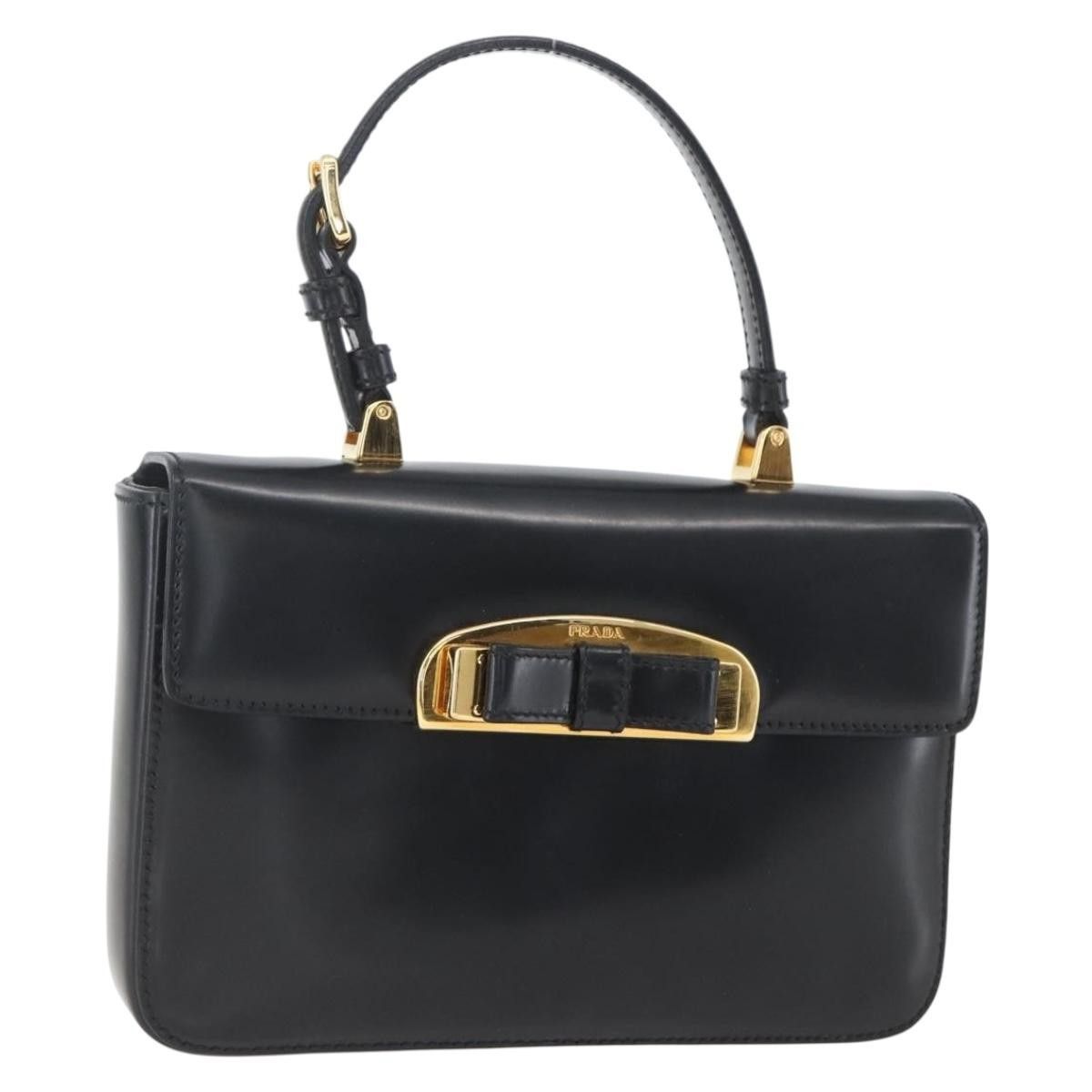 Prada Prada Bow Top handle bag Leather Size ONE SIZE - 1 Thumbnail