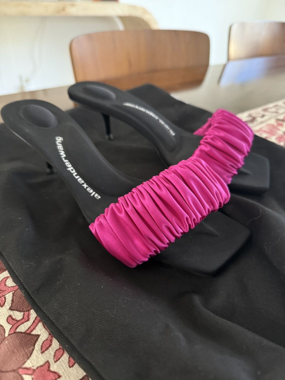 Alexander Wang Jessie Scrunchie Heels