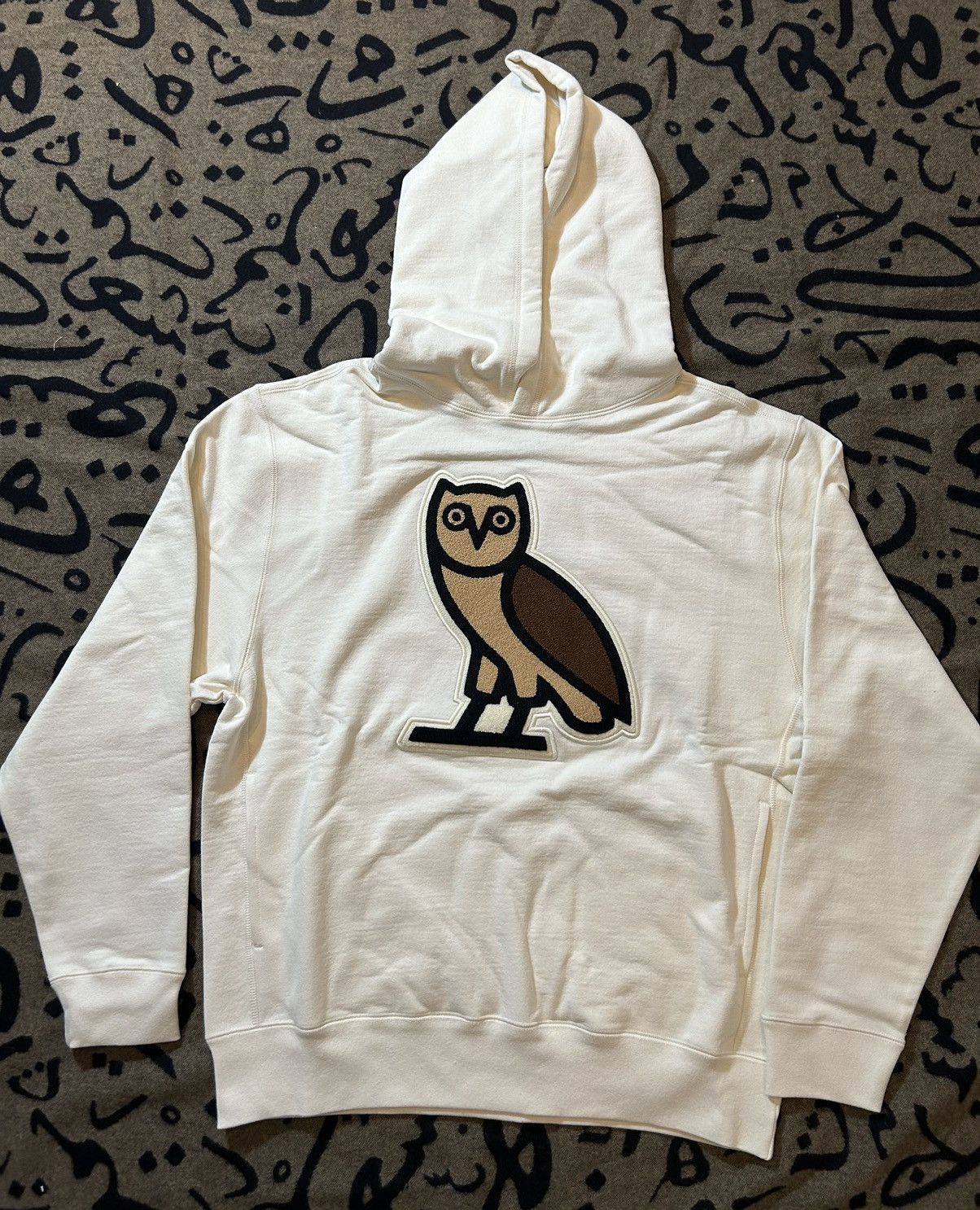 Drake × October's Very Own Chenille Bubble Og Owl Hoodie Size US L / EU 52-54 / 3 - 2 Thumbnail