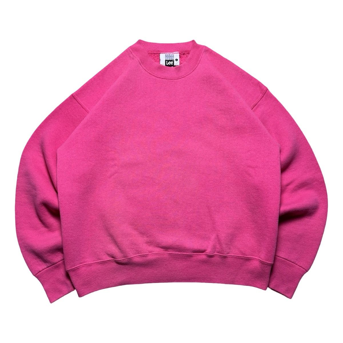 Lee Vintage 90s Lee Salmon Pink Pullover Sweatshirt Women's L Size L / US 10 / IT 46 - 1 Thumbnail