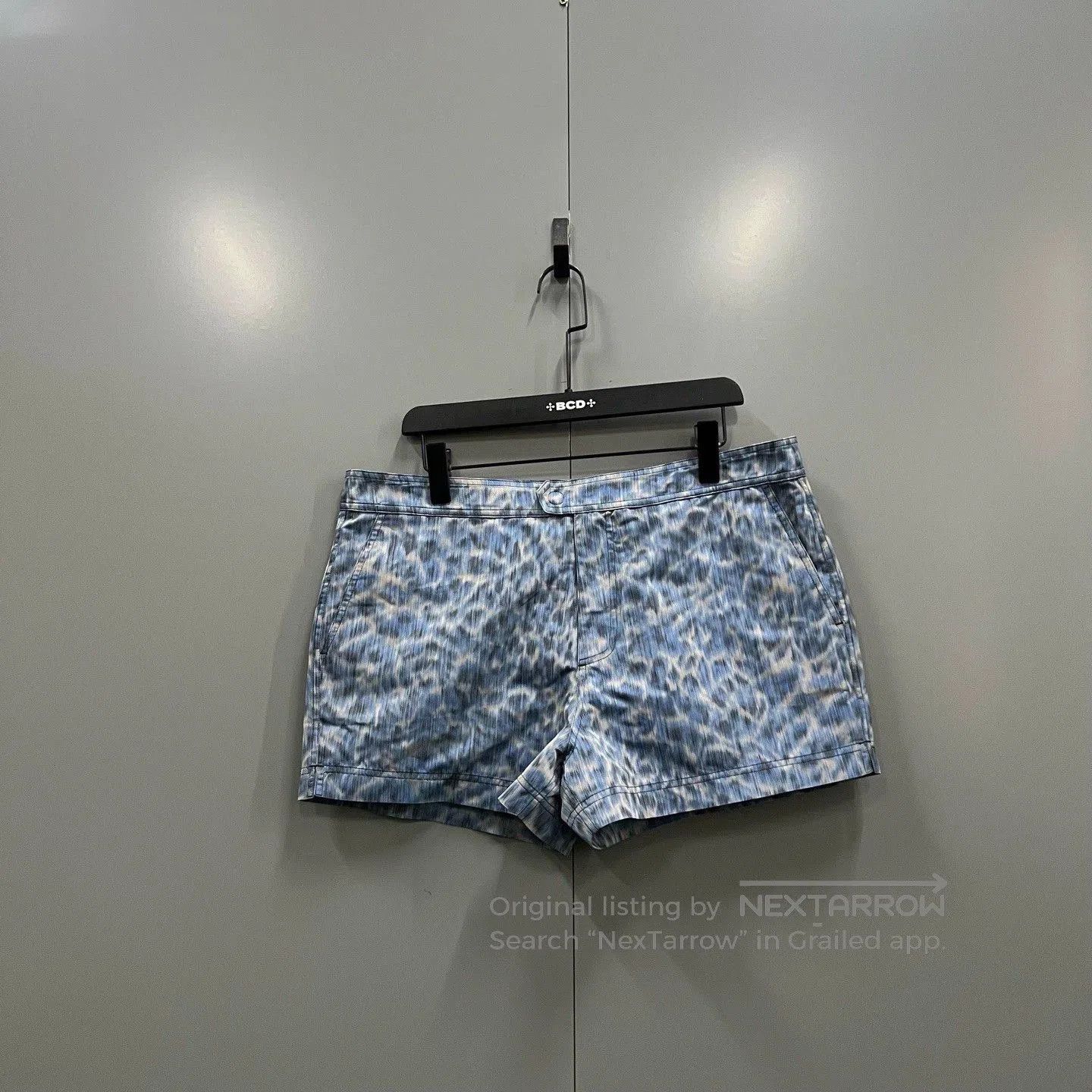 Dior dior light blue leopard print shorts. Size US 28 / EU 44 - 1 Thumbnail