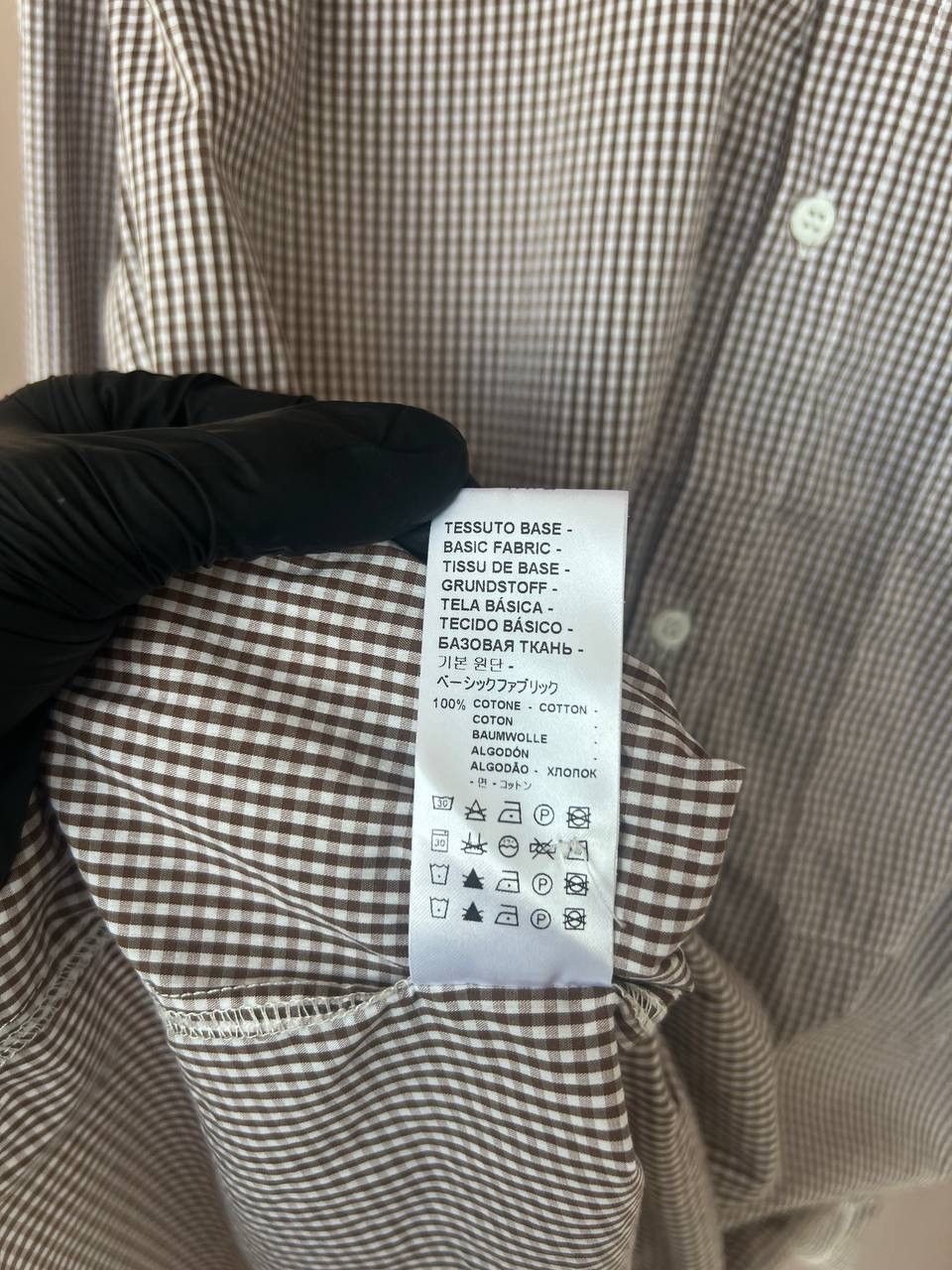 Barena Venezia Barena Venezia Checked Half Button Shirt Mens Size 40 M/L Size US L / EU 52-54 / 3 - 13 Thumbnail