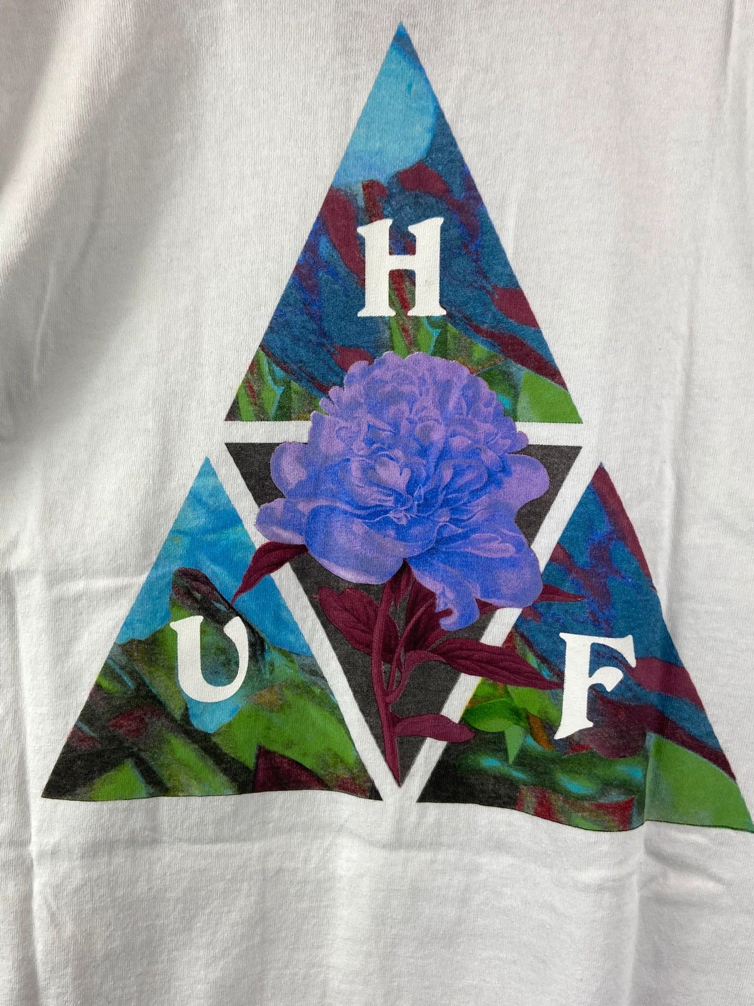 Huf HUF White Tee / Clean Skate Heritage (L) Size US L / EU 52-54 / 3 - 2 Thumbnail