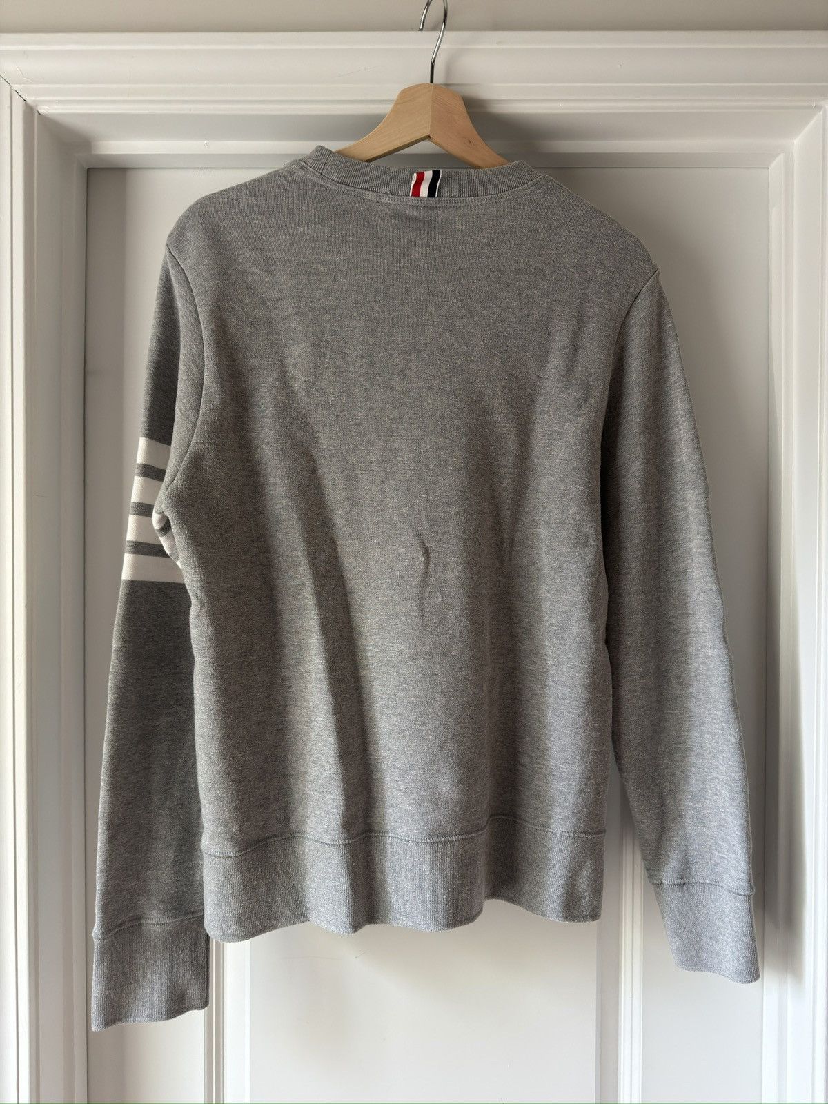 Thom Browne Thome Browne 4-Bar Cotton Classic Sweatshirt Size US M / EU 48-50 / 2 - 2 Thumbnail