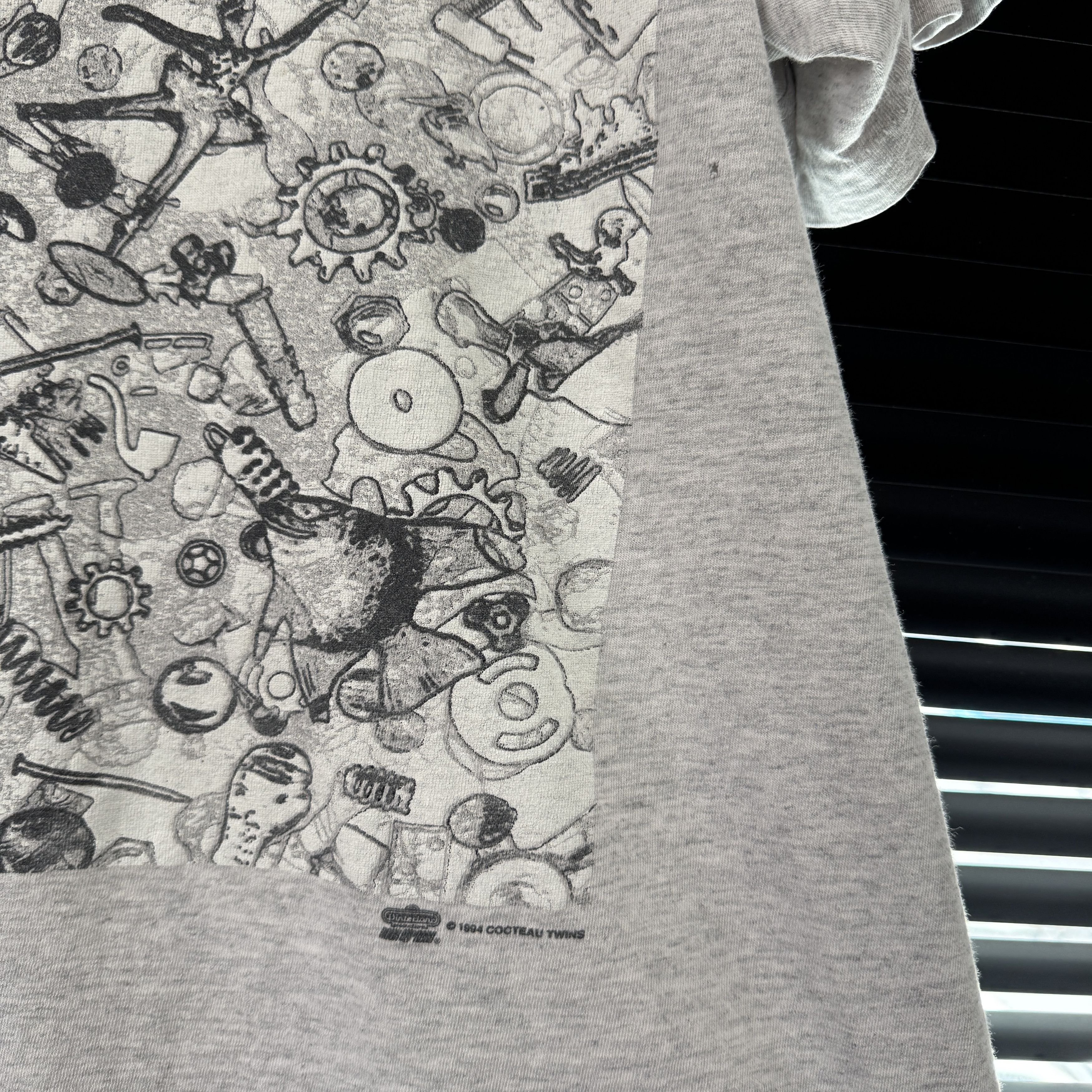 Vintage Vintage 90s Cocteau Twins 'Four Calendar Cafe' Shirt Size US XL / EU 56 / 4 - 9 Thumbnail