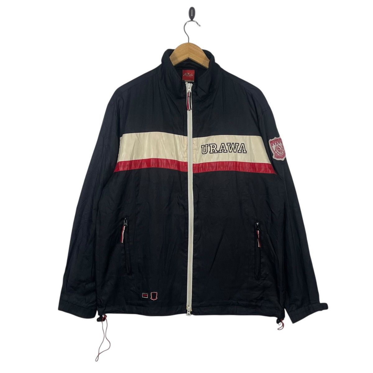 Vintage Vintage Urawa Reds Track Jacket Windbreaker Black White Red Size US L / EU 52-54 / 3 - 1 Thumbnail