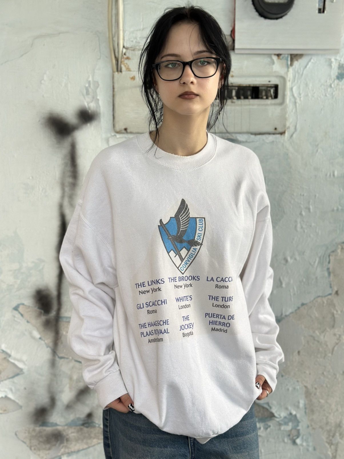 Gildan VTG Corviglia Ski Club 2000s Sweatshirts Big Logo Size L Size US L / EU 52-54 / 3 - 1 Thumbnail