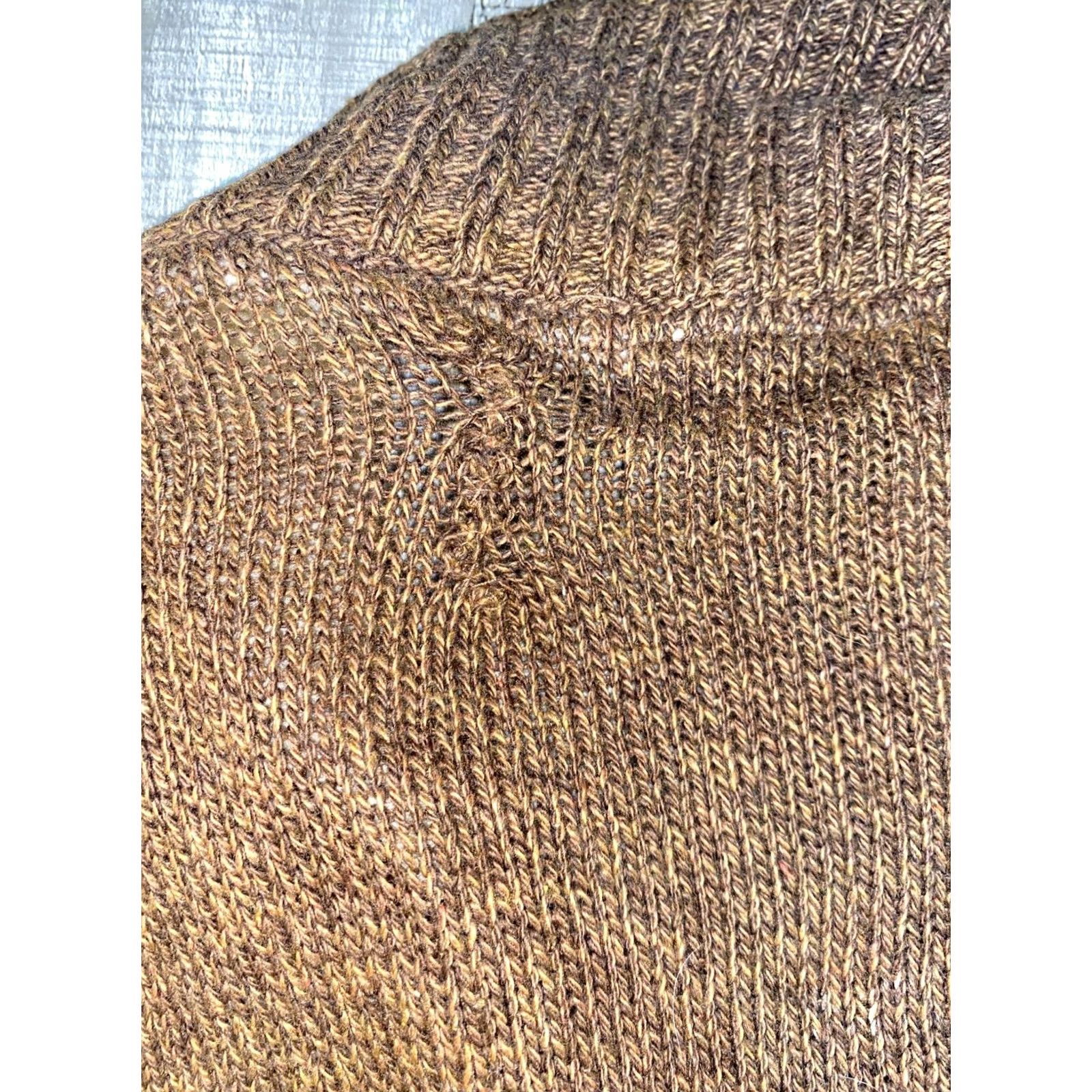 Oscar De La Renta VINTAGE Oscar de la Renta Sweater Zip Zipper Men L Brown Size US L / EU 52-54 / 3 - 6 Thumbnail