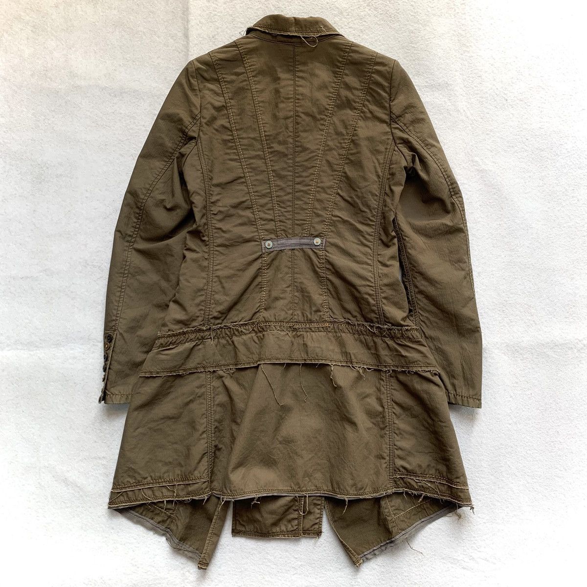 Marithe + Francois Girbaud Marithe Francois Girbaud Deconstructed Military Coat Size M / US 6-8 / IT 42-44 - 2 Thumbnail