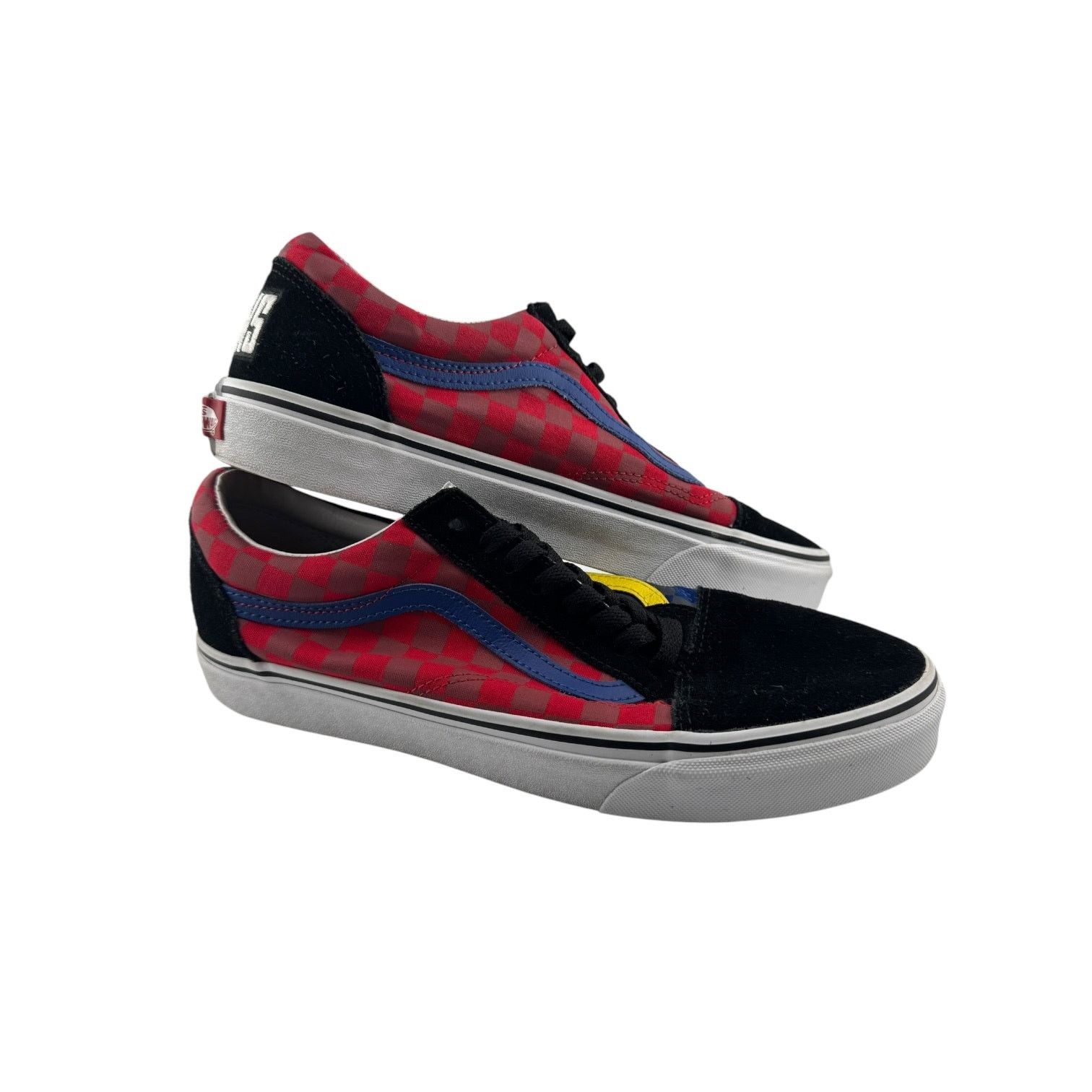 Vans Vans Old Skool Shoes Red & Blue Checkerboard (Size 10/11.5) Size US 10 / EU 43 - 6 Thumbnail